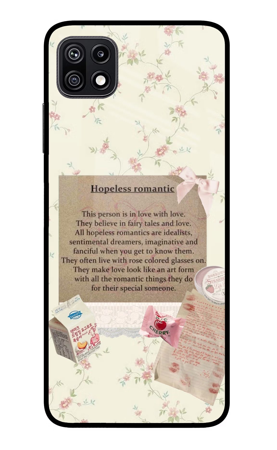 Hopeless Romantic Samsung F42 5G Glass Case - Hopeless Romantic Samsung F42 5G Glass Case Hopeless Romantic Samsung F42 5G Glass Case