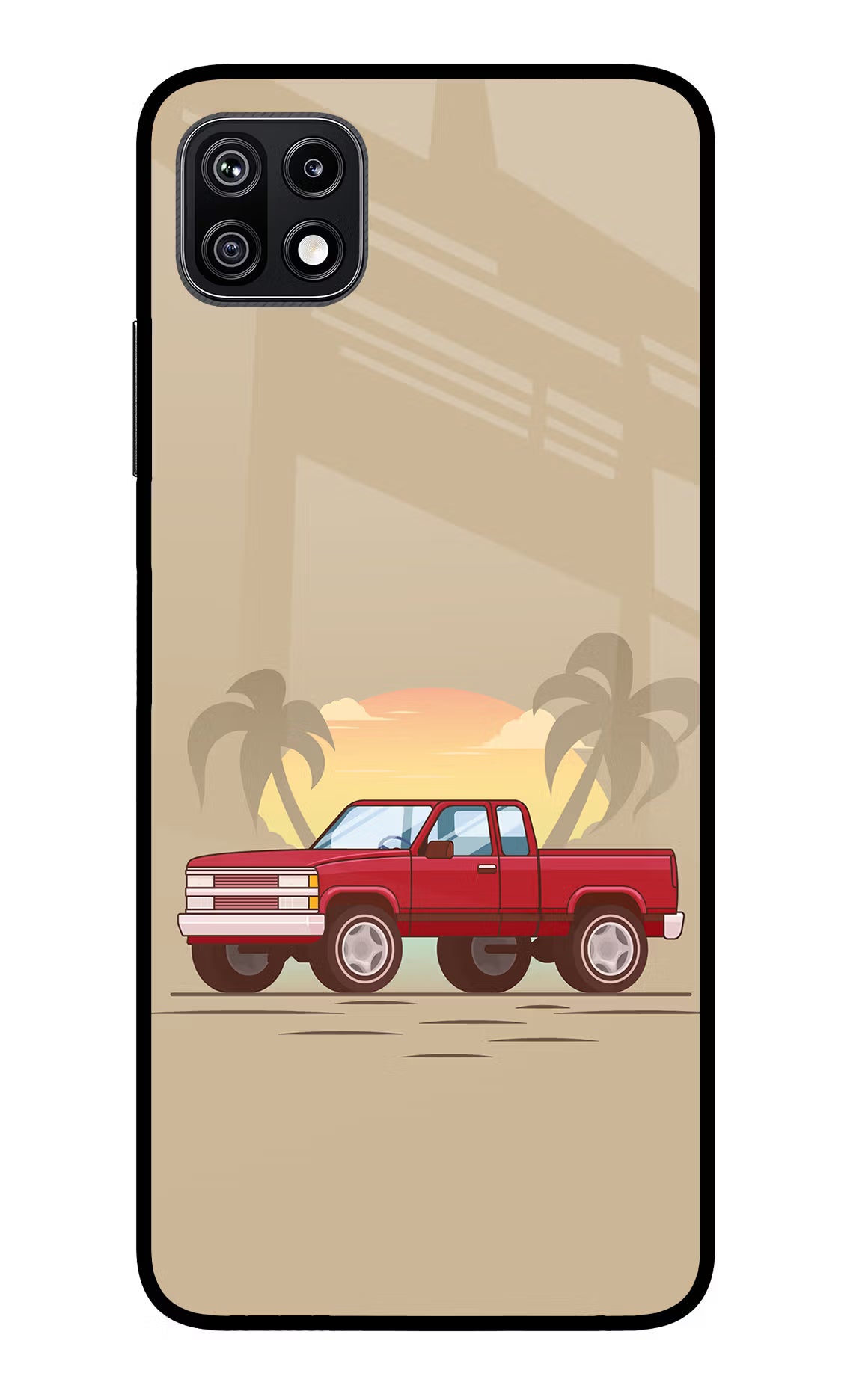 Desert Classic Drive Samsung F42 5G Glass Case - Desert Classic Drive Samsung F42 5G Glass Case Desert Classic Drive Samsung F42 5G Glass Case