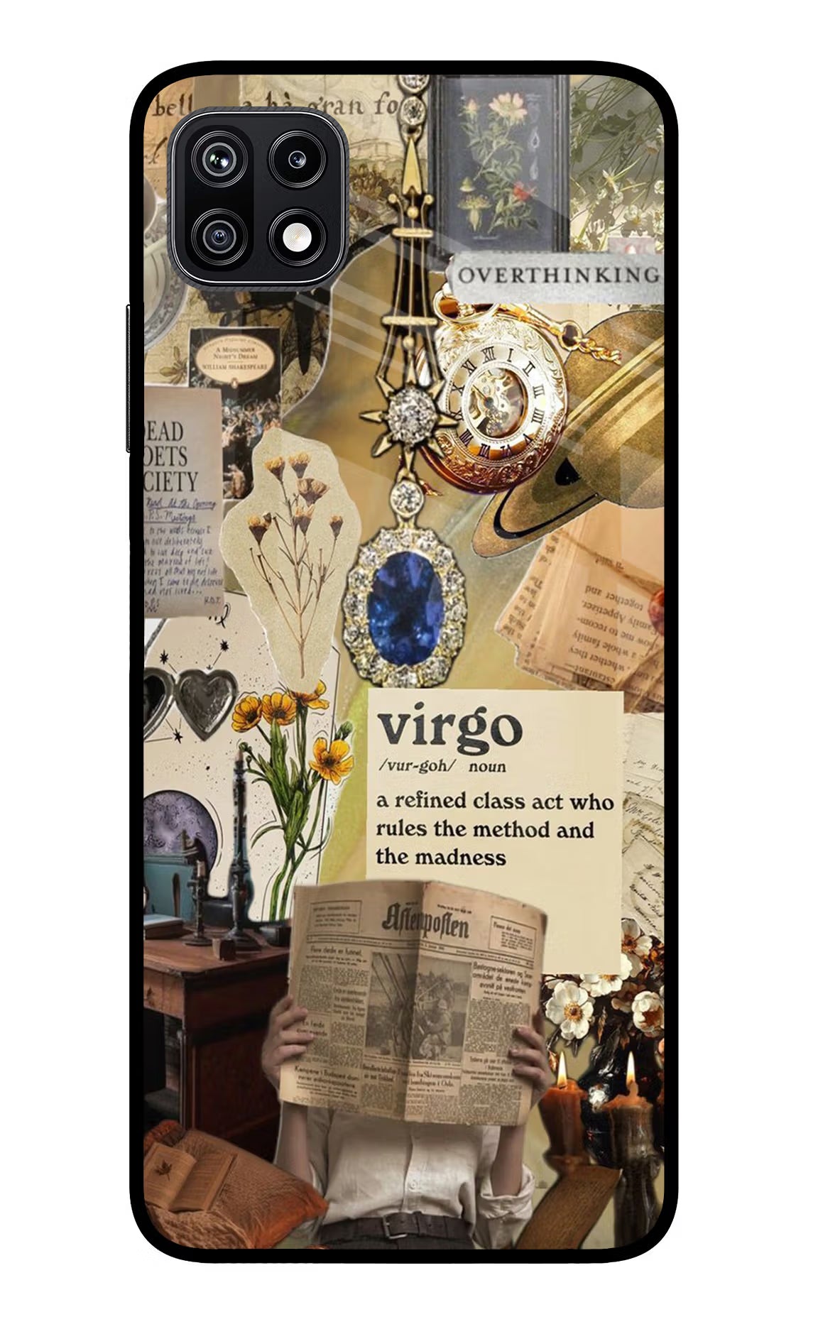 Virgo Zodiac Samsung F42 5G Glass Case - Virgo Zodiac Samsung F42 5G Glass Case Virgo Zodiac Samsung F42 5G Glass Case