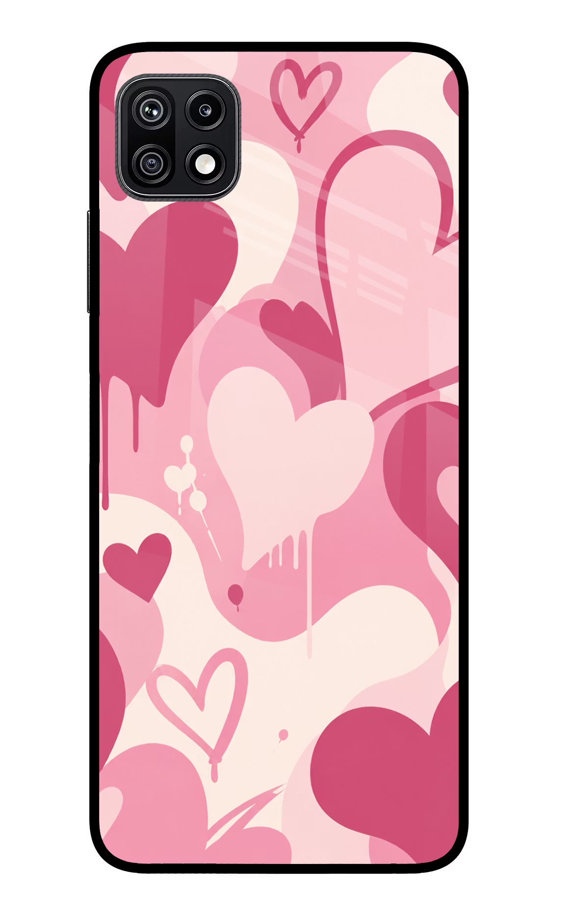 Hearty case Samsung F42 5G Glass Case - Hearty case Samsung F42 5G Glass Case Hearty case Samsung F42 5G Glass Case