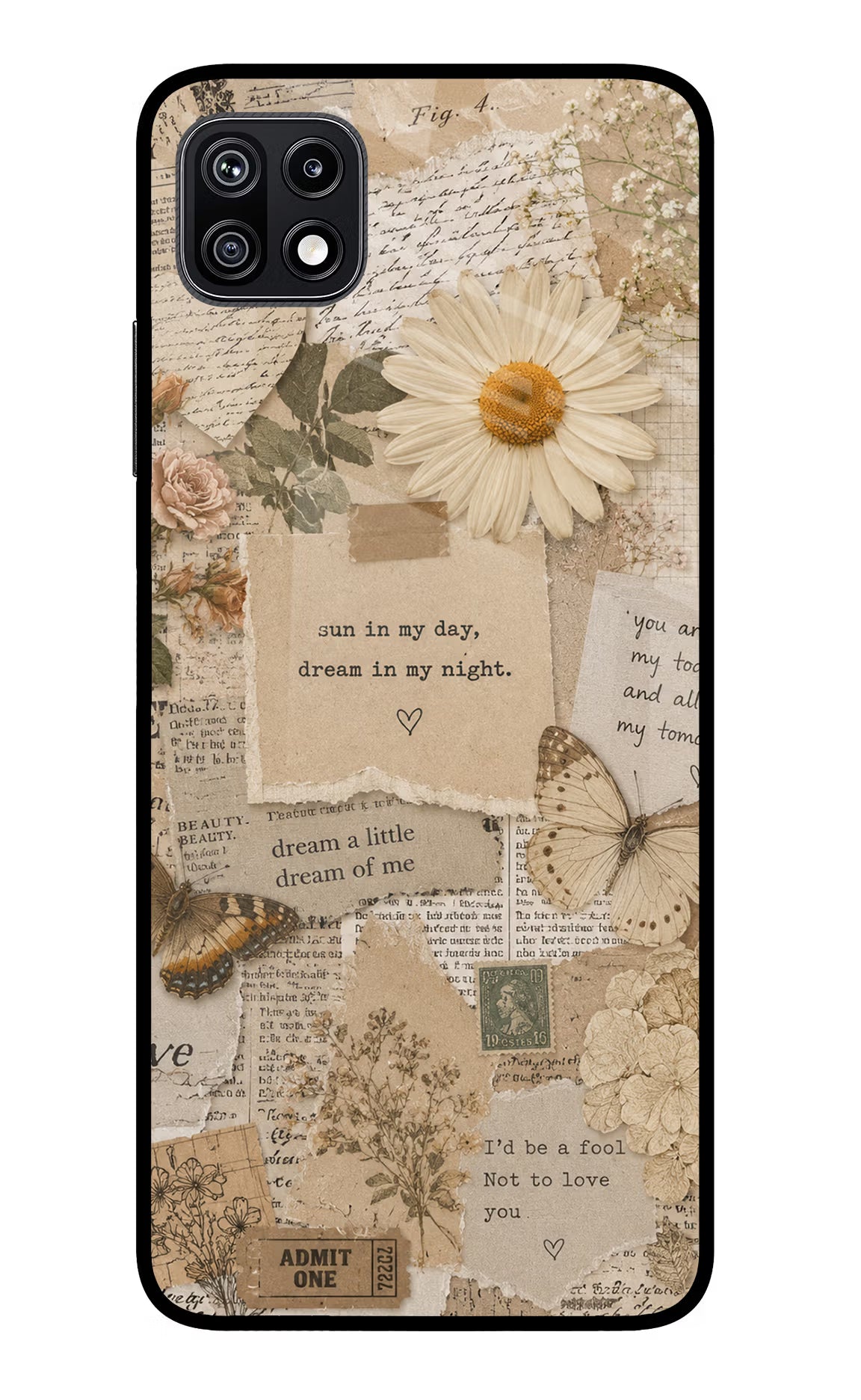 Vintage case Samsung F42 5G Glass Case - Vintage case Samsung F42 5G Glass Case Vintage case Samsung F42 5G Glass Case