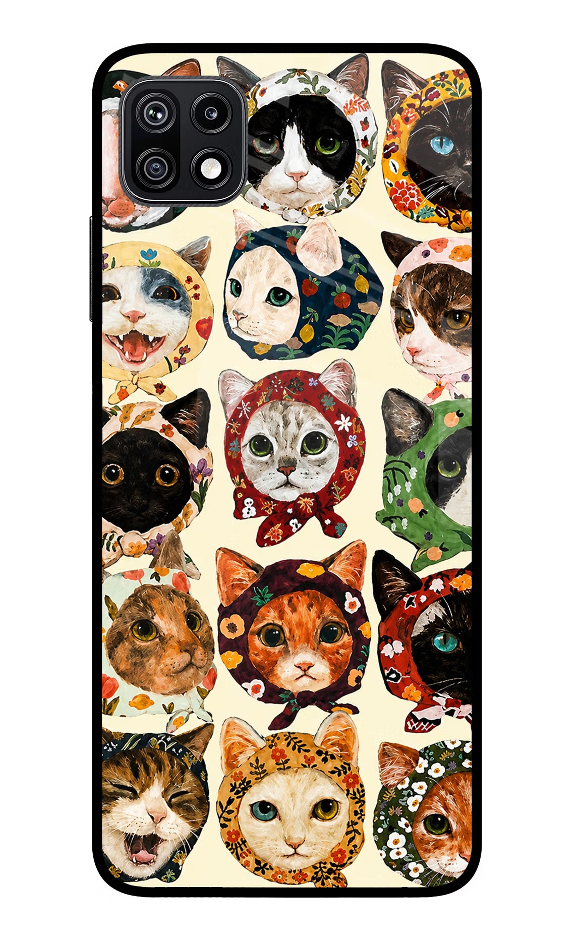 Cool Cat Samsung F42 5G Glass Case - Cool Cat Samsung F42 5G Glass Case Cool Cat Samsung F42 5G Glass Case