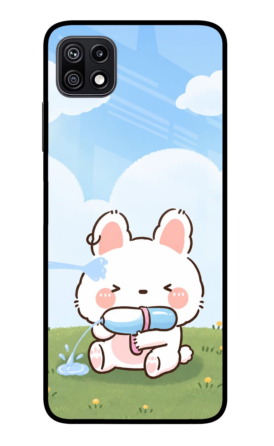 Bunny Treat Samsung F42 5G Glass Case - Bunny Treat Samsung F42 5G Glass Case Bunny Treat Samsung F42 5G Glass Case
