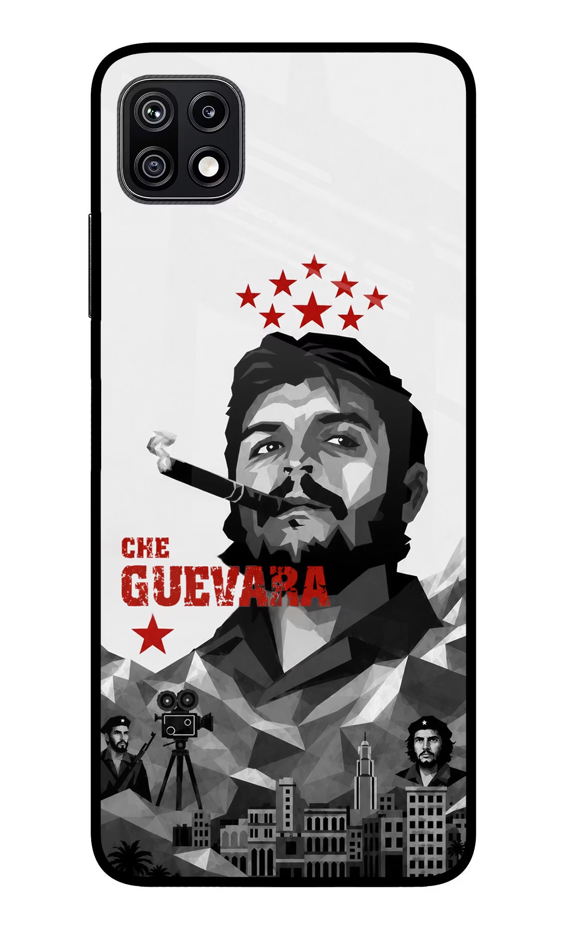 Che Guevara Iconic Samsung F42 5G Glass Case - Che Guevara Iconic Samsung F42 5G Glass Case Che Guevara Iconic Samsung F42 5G Glass Case