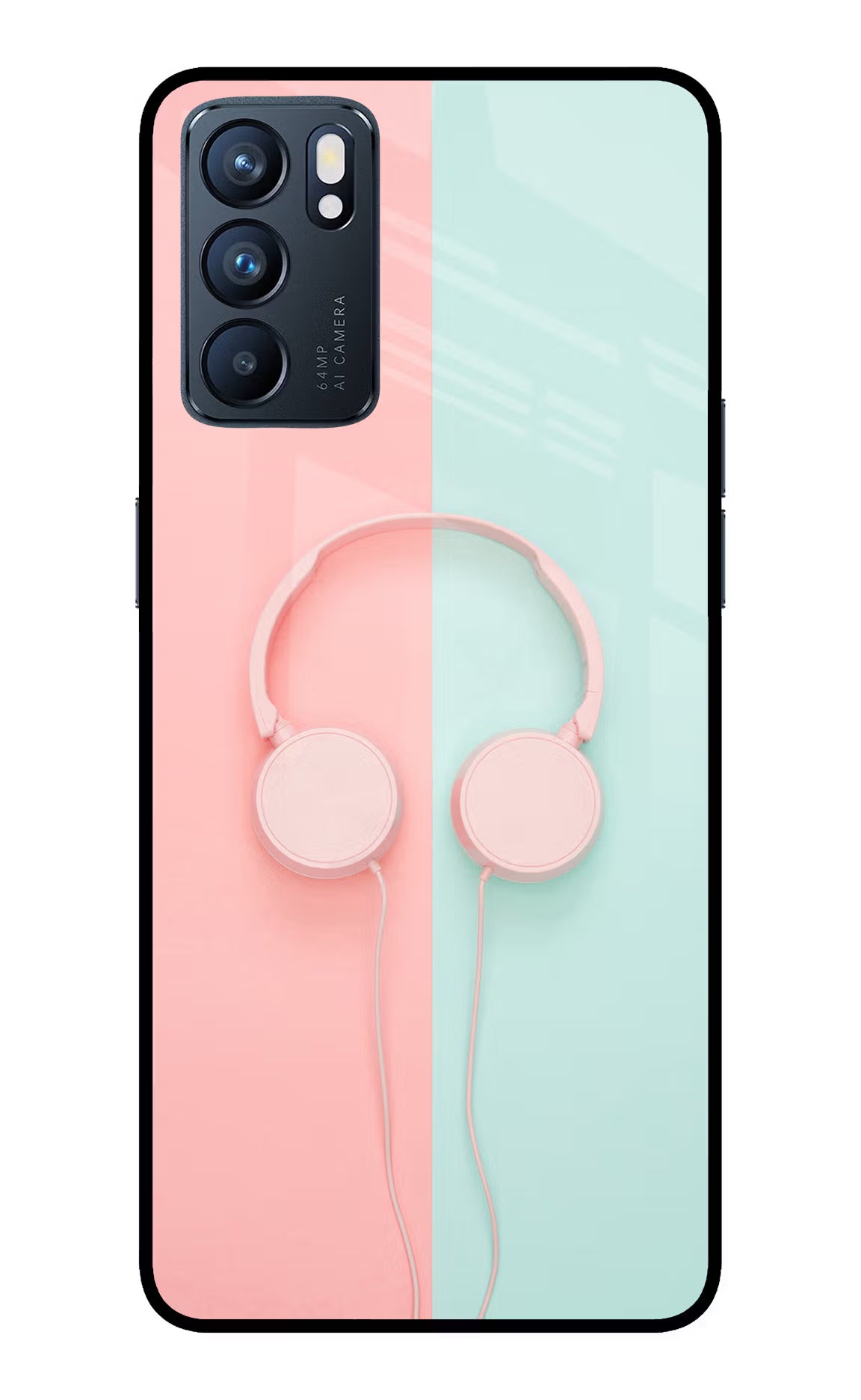 Music Lover Oppo Reno6 5G Back Cover - Music Lover Oppo Reno6 5G Glass Case Back Cover by Casekaro Music Lover Oppo Reno6 5G Glass Case Back Cover by Casekaro