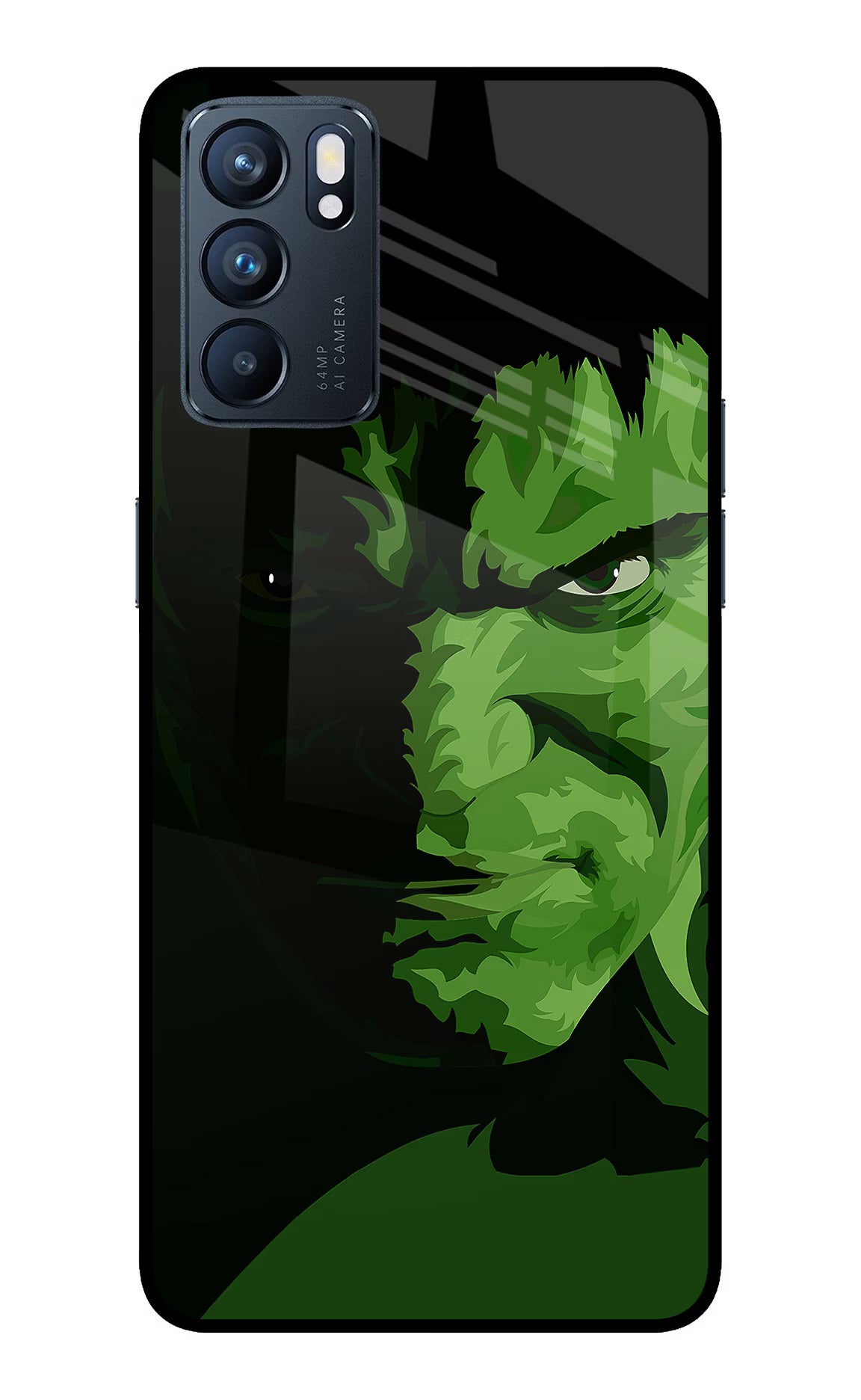 HULK Oppo Reno6 5G Glass Case - HULK Oppo Reno6 5G Glass Case HULK Oppo Reno6 5G Glass Case