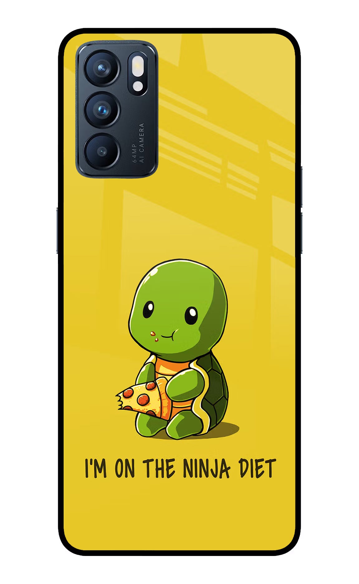 I'm on Ninja Diet Oppo Reno6 5G Glass Case - I'm on Ninja Diet Oppo Reno6 5G Glass Case I'm on Ninja Diet Oppo Reno6 5G Glass Case