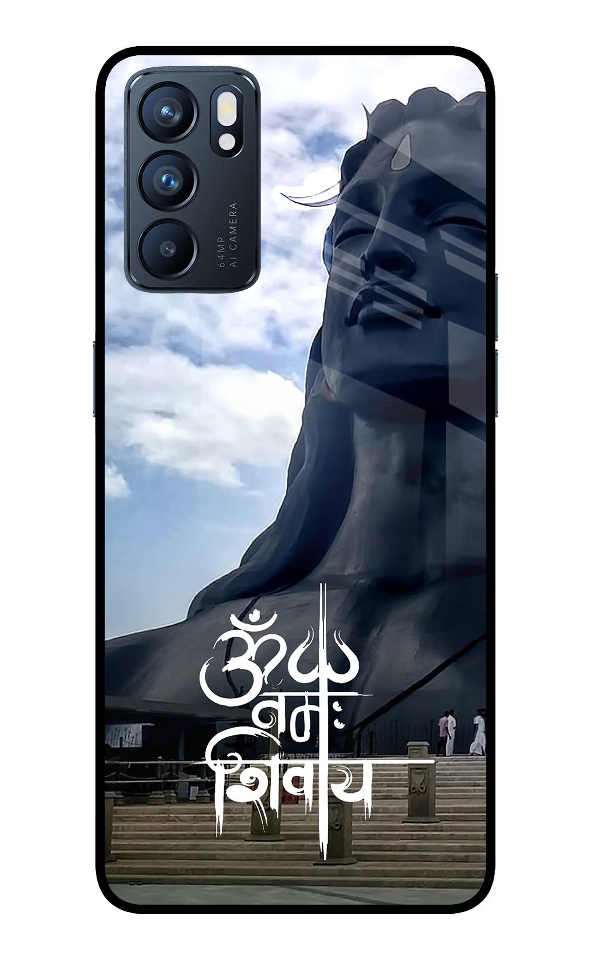 Om Namah Shivay Oppo Reno6 5G Glass Case - Om Namah Shivay Oppo Reno6 5G Glass Case Om Namah Shivay Oppo Reno6 5G Glass Case