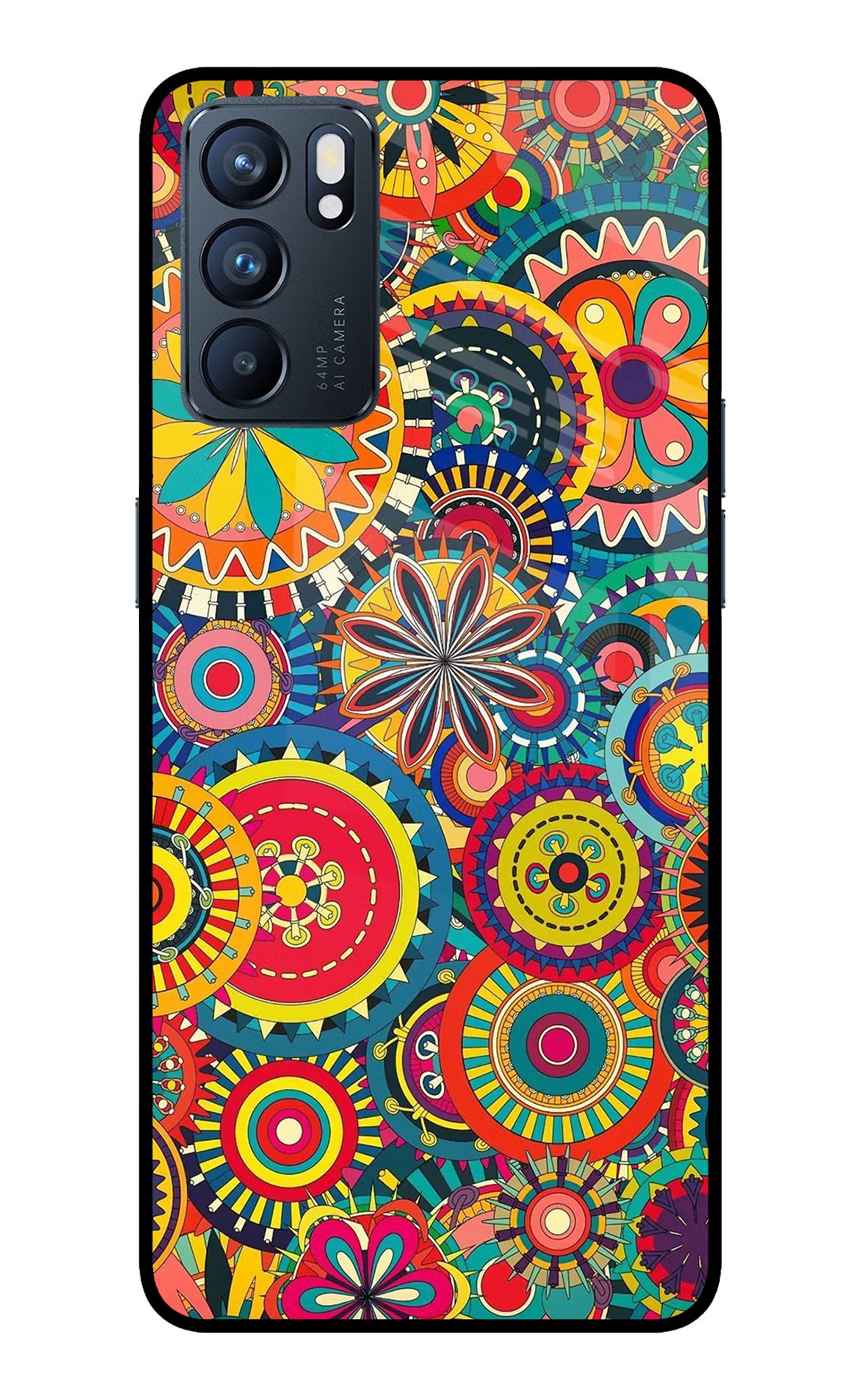 Gol Gol Art Oppo Reno6 5G Glass Case - Gol Gol Art Oppo Reno6 5G Glass Case Gol Gol Art Oppo Reno6 5G Glass Case