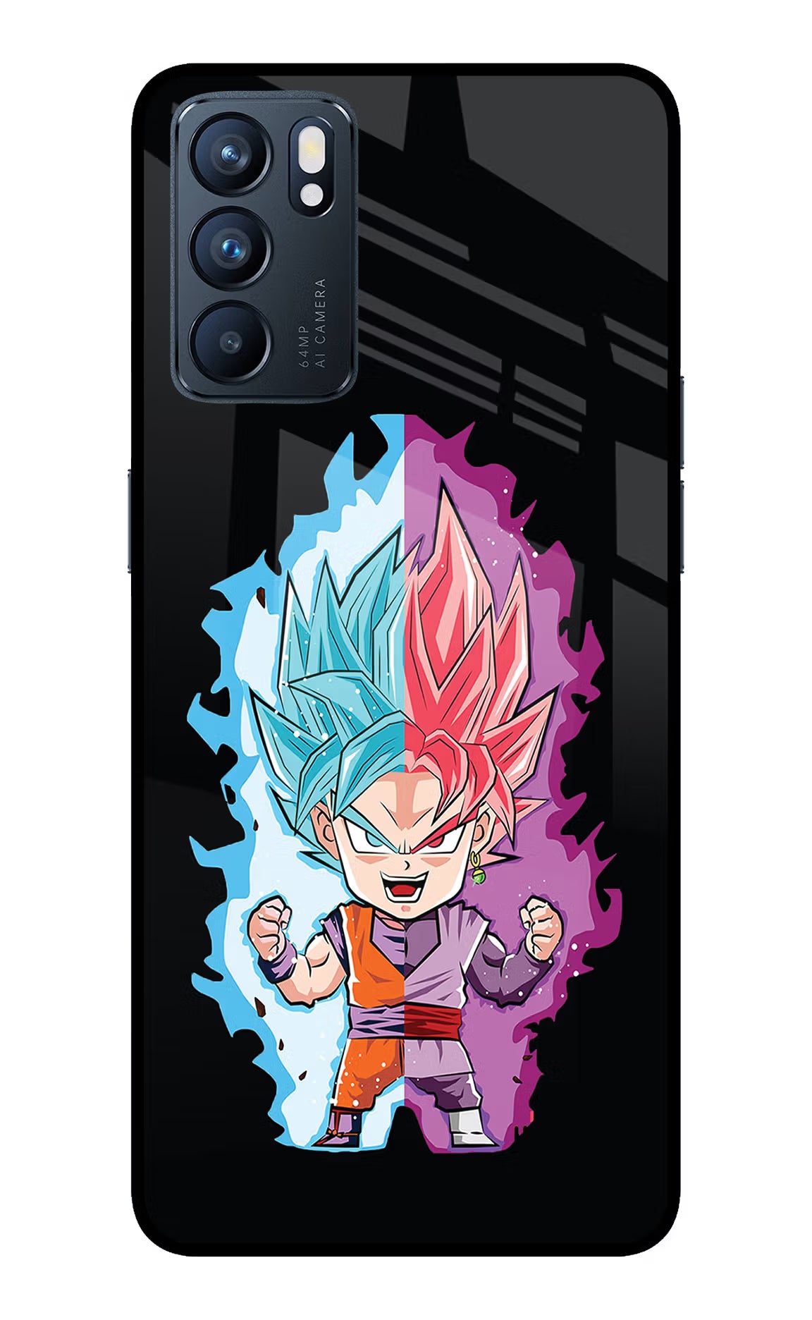 Chota Goku Oppo Reno6 5G Glass Case - Chota Goku Oppo Reno6 5G Glass Case Chota Goku Oppo Reno6 5G Glass Case