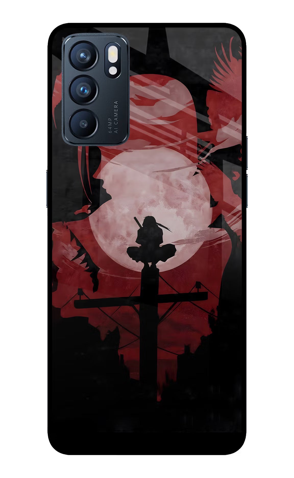 Naruto Anime Oppo Reno6 5G Back Cover - Naruto Anime Oppo Reno6 5G Glass Case Back Cover by Casekaro Naruto Anime Oppo Reno6 5G Glass Case Back Cover by Casekaro