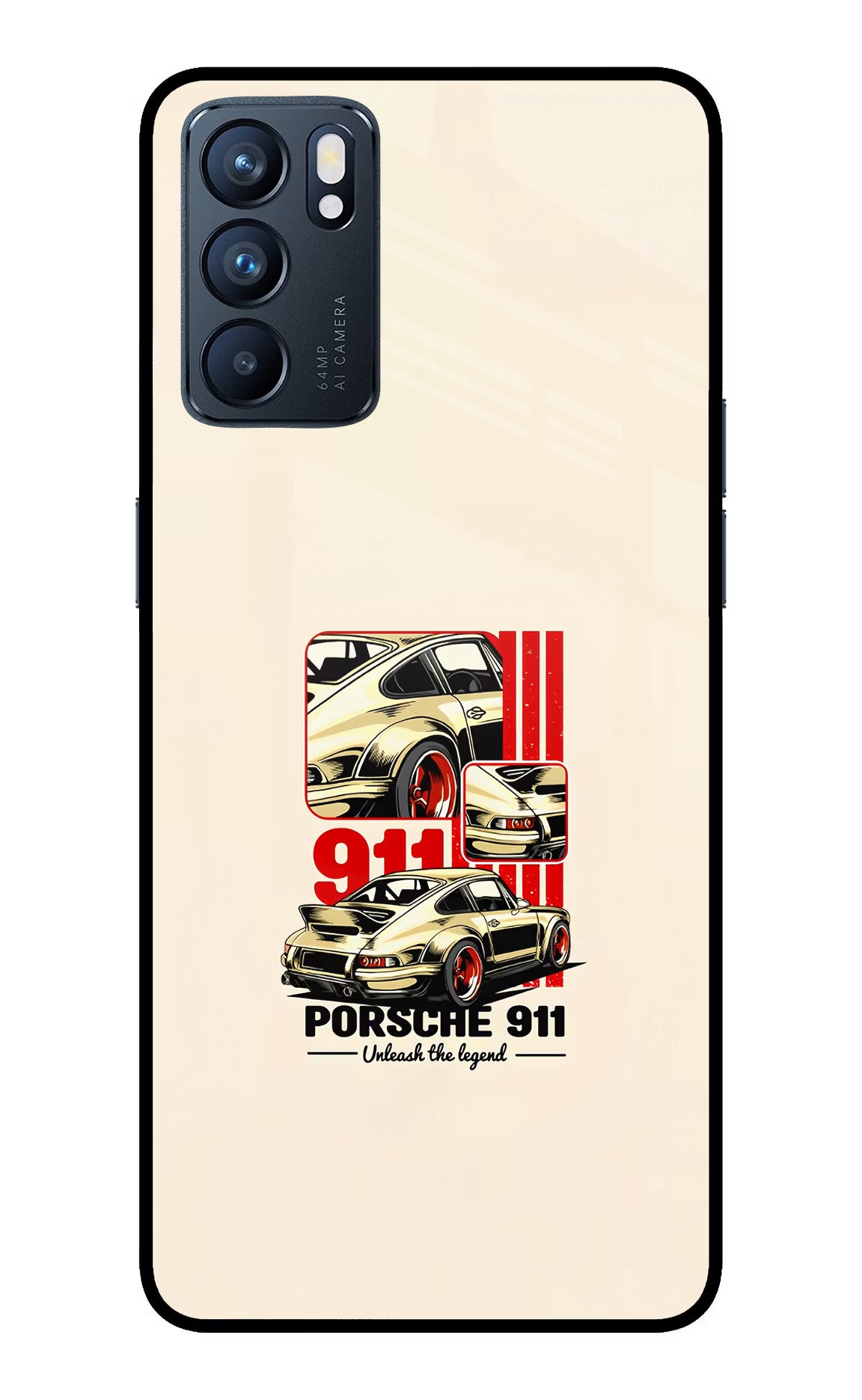 Classic Porsche 911 Oppo Reno6 5G Glass Case - Classic Porsche 911 Oppo Reno6 5G Glass Case Classic Porsche 911 Oppo Reno6 5G Glass Case