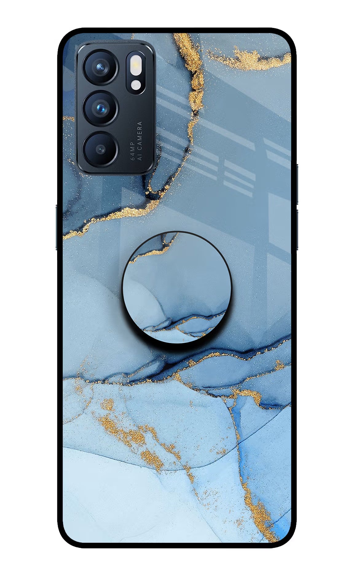 Blue Marble Oppo Reno6 5G Pop Case - Blue Marble Oppo Reno6 5G Pop Case by Casekaro Blue Marble Oppo Reno6 5G Pop Case by Casekaro