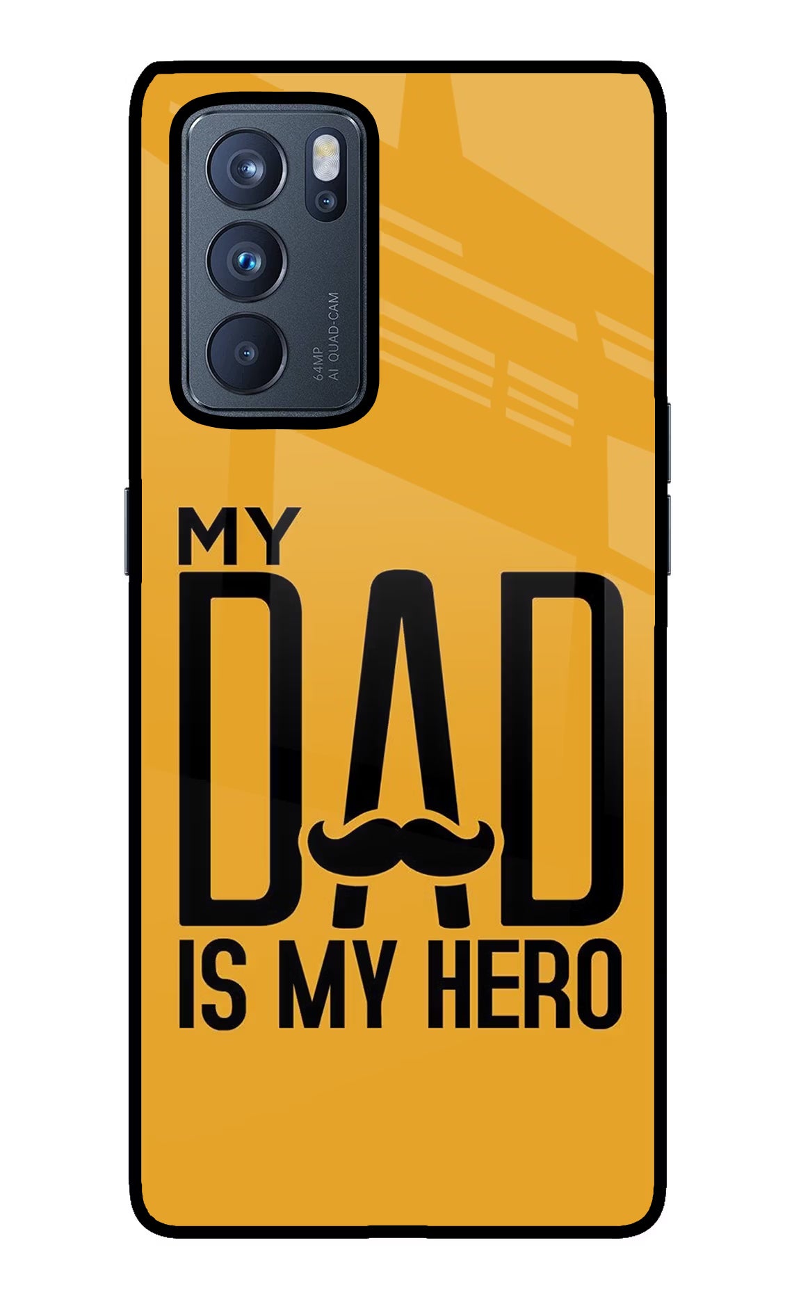 My Dad Is My Hero Oppo Reno6 Pro 5G Glass Case - My Dad Is My Hero Oppo Reno6 Pro 5G Glass Case My Dad Is My Hero Oppo Reno6 Pro 5G Glass Case