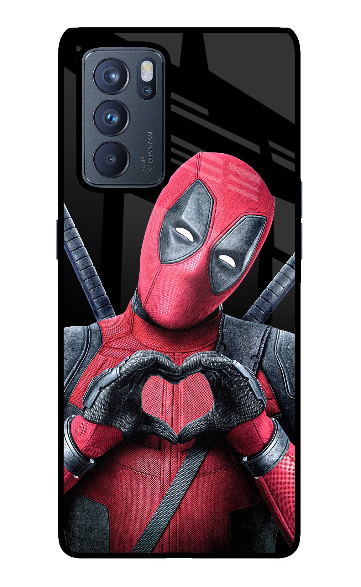 Deadpool Oppo Reno6 Pro 5G Glass Case - Deadpool Oppo Reno6 Pro 5G Glass Case Deadpool Oppo Reno6 Pro 5G Glass Case