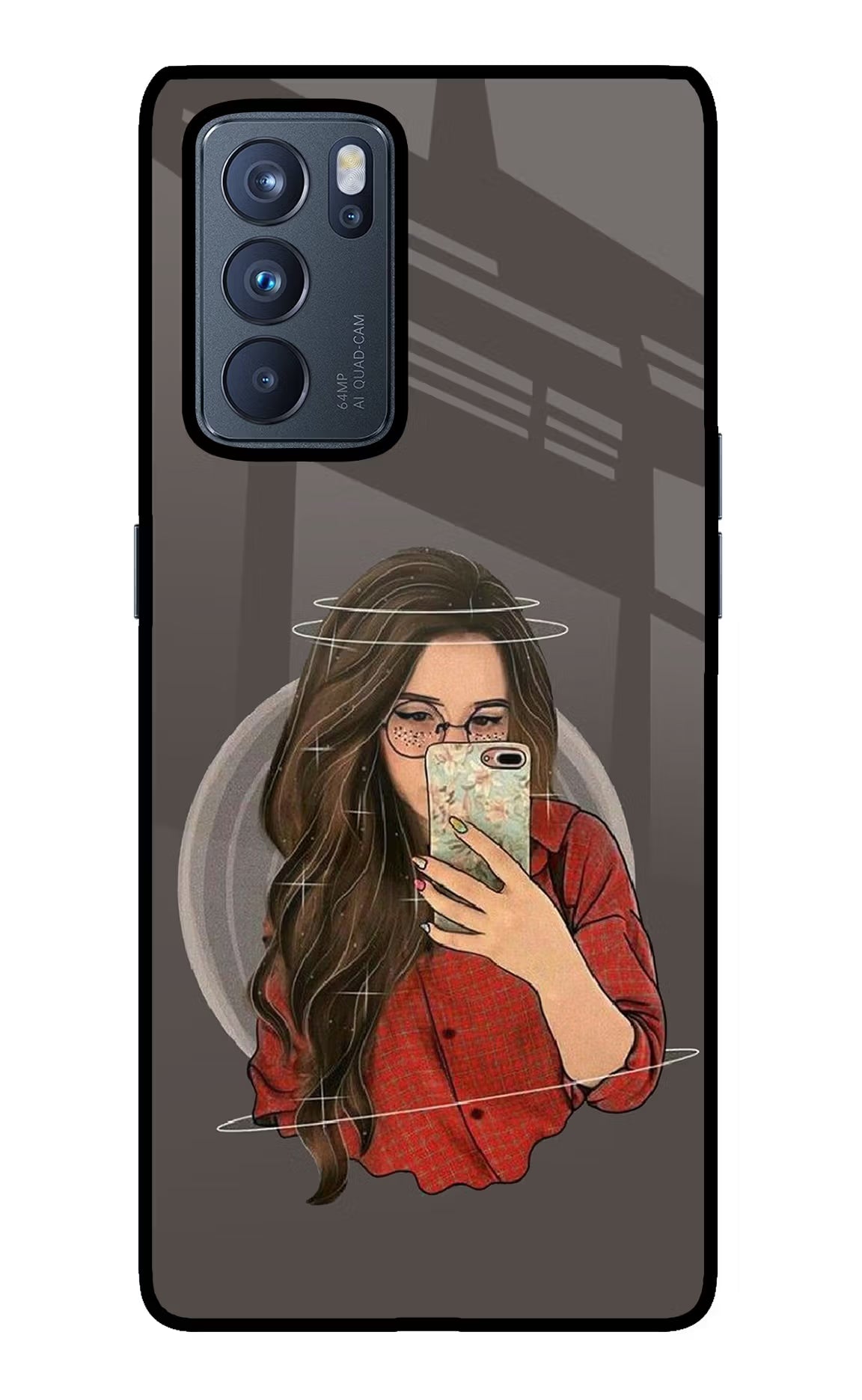 Selfie Queen Oppo Reno6 Pro 5G Glass Case - Selfie Queen Oppo Reno6 Pro 5G Glass Case Selfie Queen Oppo Reno6 Pro 5G Glass Case