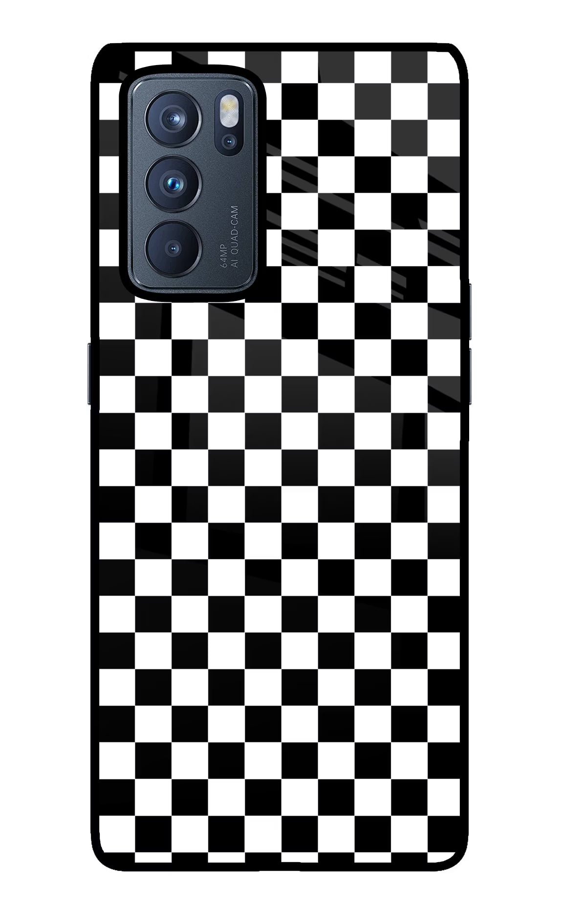 Chess Board Oppo Reno6 Pro 5G Back Cover - Chess Board Oppo Reno6 Pro 5G Glass Case Back Cover by Casekaro Chess Board Oppo Reno6 Pro 5G Glass Case Back Cover by Casekaro