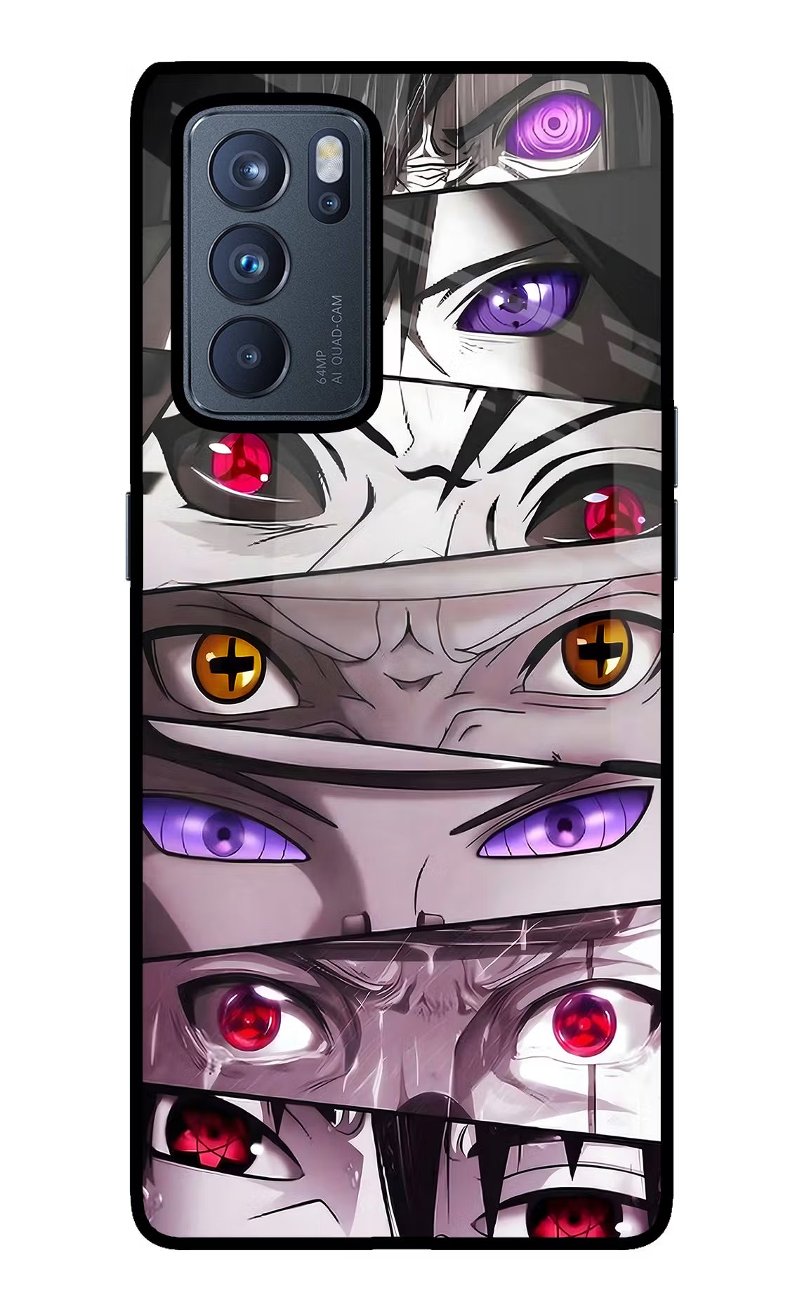 Naruto Anime Oppo Reno6 Pro 5G Back Cover - Naruto Anime Oppo Reno6 Pro 5G Glass Case Back Cover by Casekaro Naruto Anime Oppo Reno6 Pro 5G Glass Case Back Cover by Casekaro