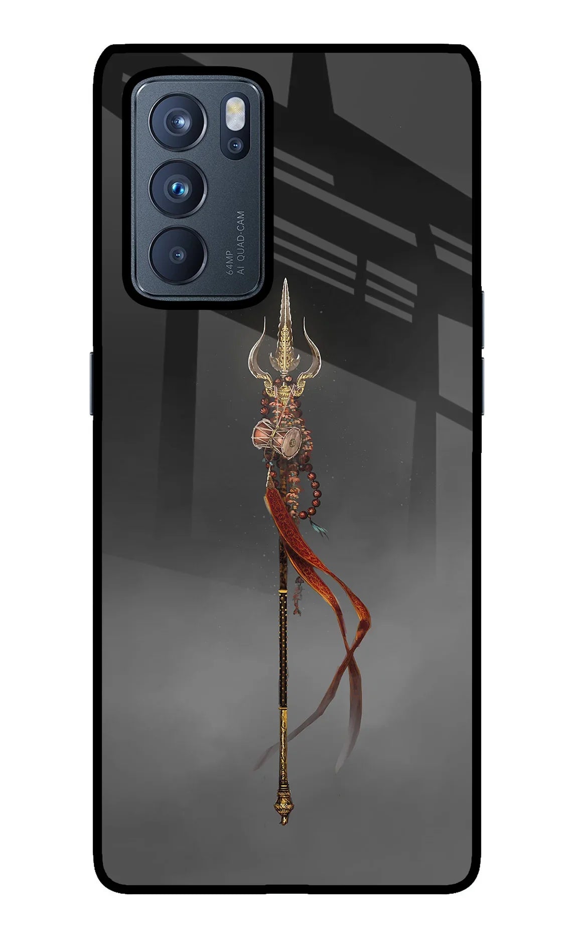Shiv Trishul Oppo Reno6 Pro 5G Glass Case - Shiv Trishul Oppo Reno6 Pro 5G Glass Case Shiv Trishul Oppo Reno6 Pro 5G Glass Case
