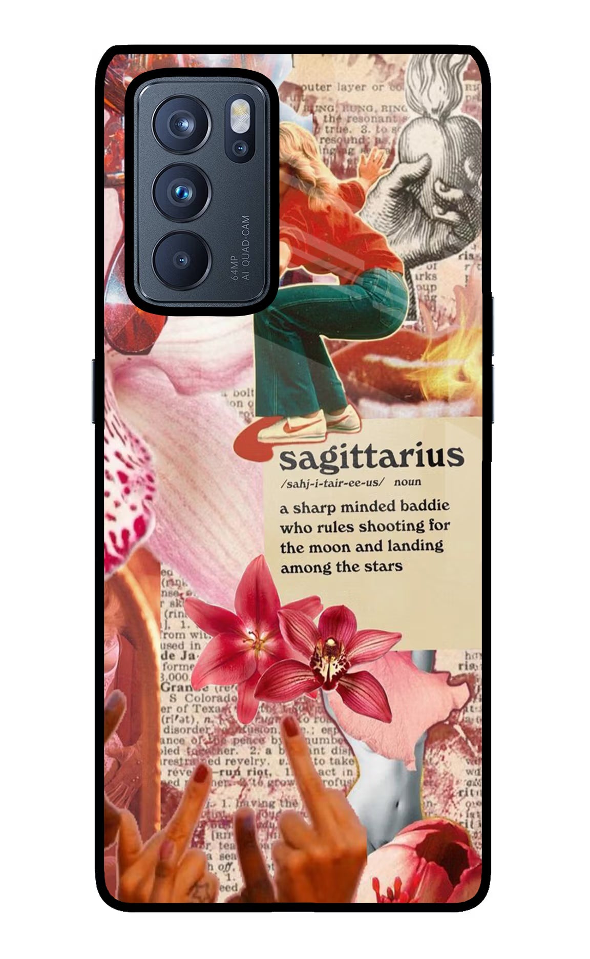 Sagittarius Zodiac Oppo Reno6 Pro 5G Glass Case - Sagittarius Zodiac Oppo Reno6 Pro 5G Glass Case Sagittarius Zodiac Oppo Reno6 Pro 5G Glass Case