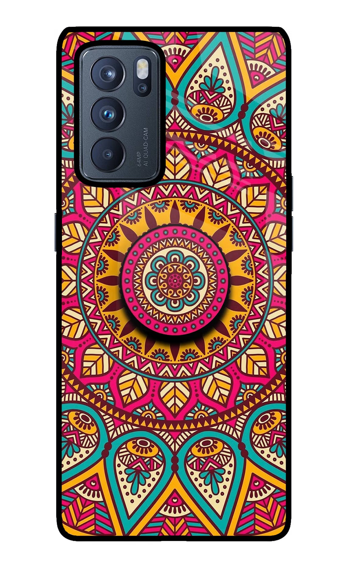 Mandala Oppo Reno6 Pro 5G Glass Case - Mandala Oppo Reno6 Pro 5G Glass Case Mandala Oppo Reno6 Pro 5G Glass Case