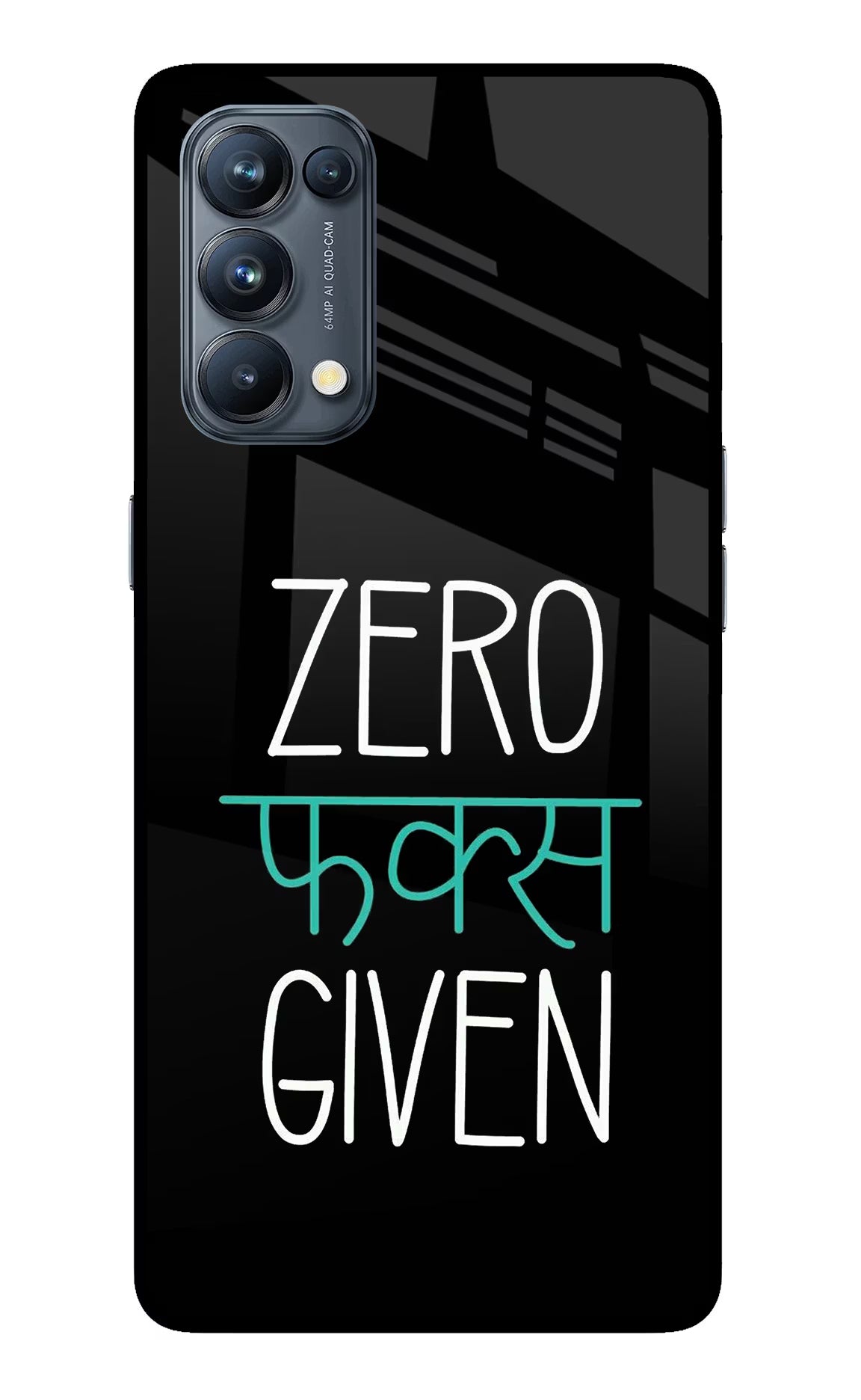 Zero Fucks Given Oppo Reno5 Pro 5G Back Cover - Zero Fucks Given Oppo Reno5 Pro 5G Glass Case Back Cover by Casekaro Zero Fucks Given Oppo Reno5 Pro 5G Glass Case Back Cover by Casekaro