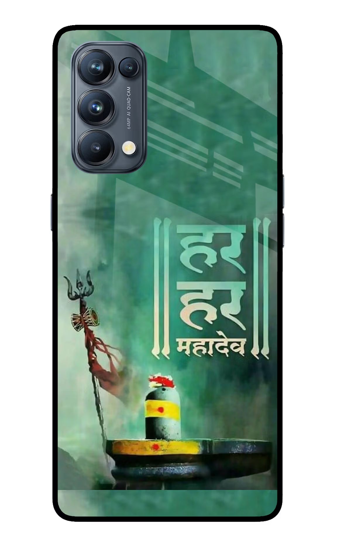 Har Har Mahadev Shivling Oppo Reno5 Pro 5G Back Cover - Har Har Mahadev Shivling Oppo Reno5 Pro 5G Glass Case Back Cover by Casekaro Har Har Mahadev Shivling Oppo Reno5 Pro 5G Glass Case Back Cover by Casekaro