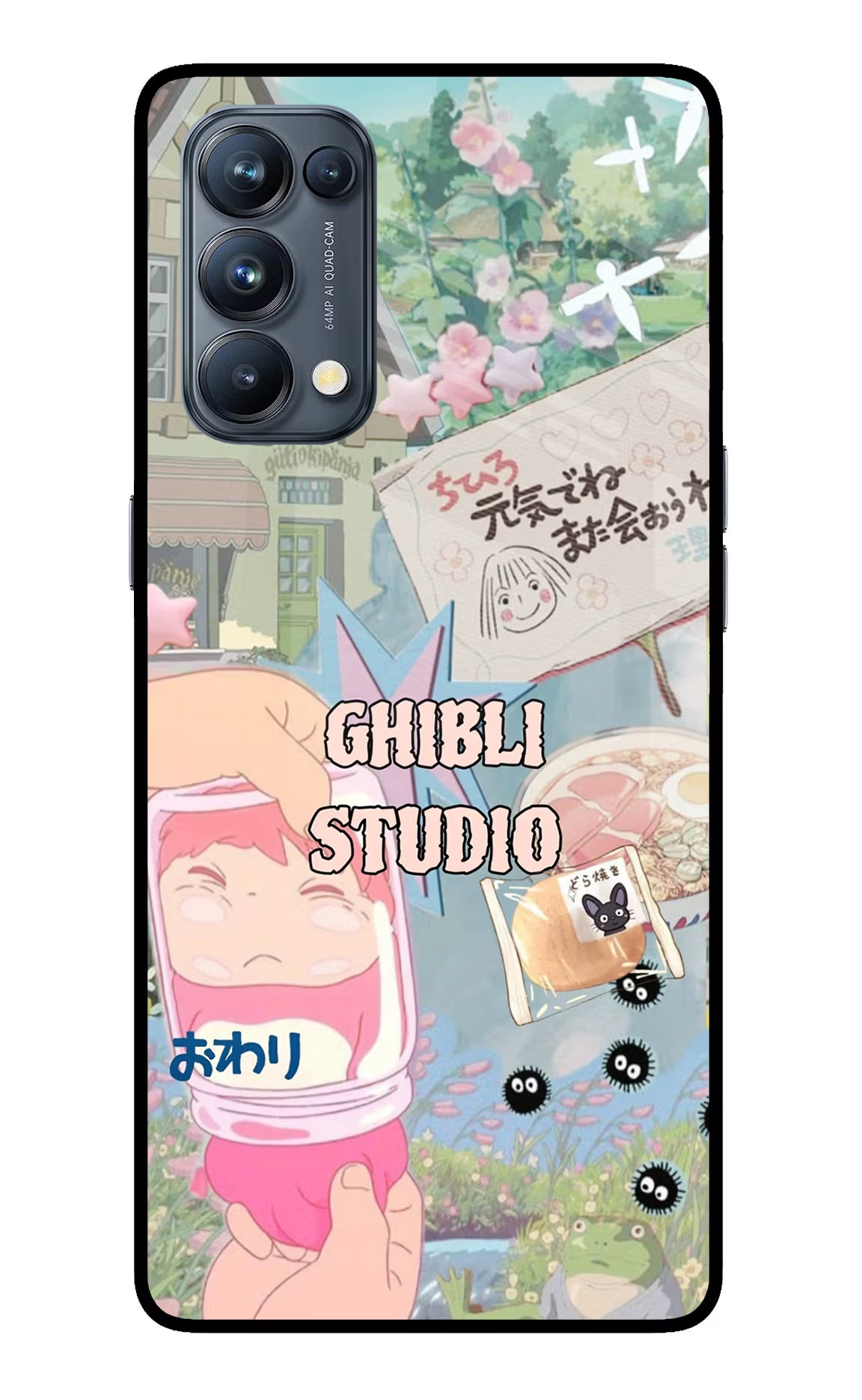 Studio Ghibli Oppo Reno5 Pro 5G Glass Case - Studio Ghibli Oppo Reno5 Pro 5G Glass Case Studio Ghibli Oppo Reno5 Pro 5G Glass Case