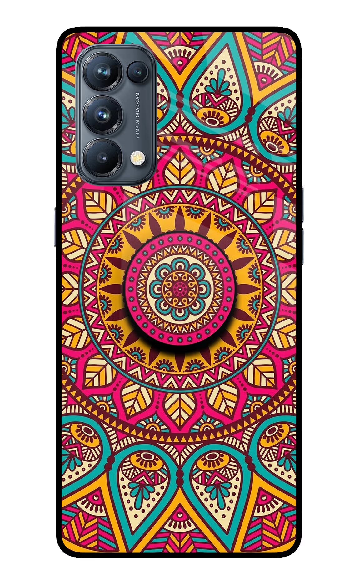 Mandala Oppo Reno5 Pro 5G Glass Case - Mandala Oppo Reno5 Pro 5G Glass Case Mandala Oppo Reno5 Pro 5G Glass Case