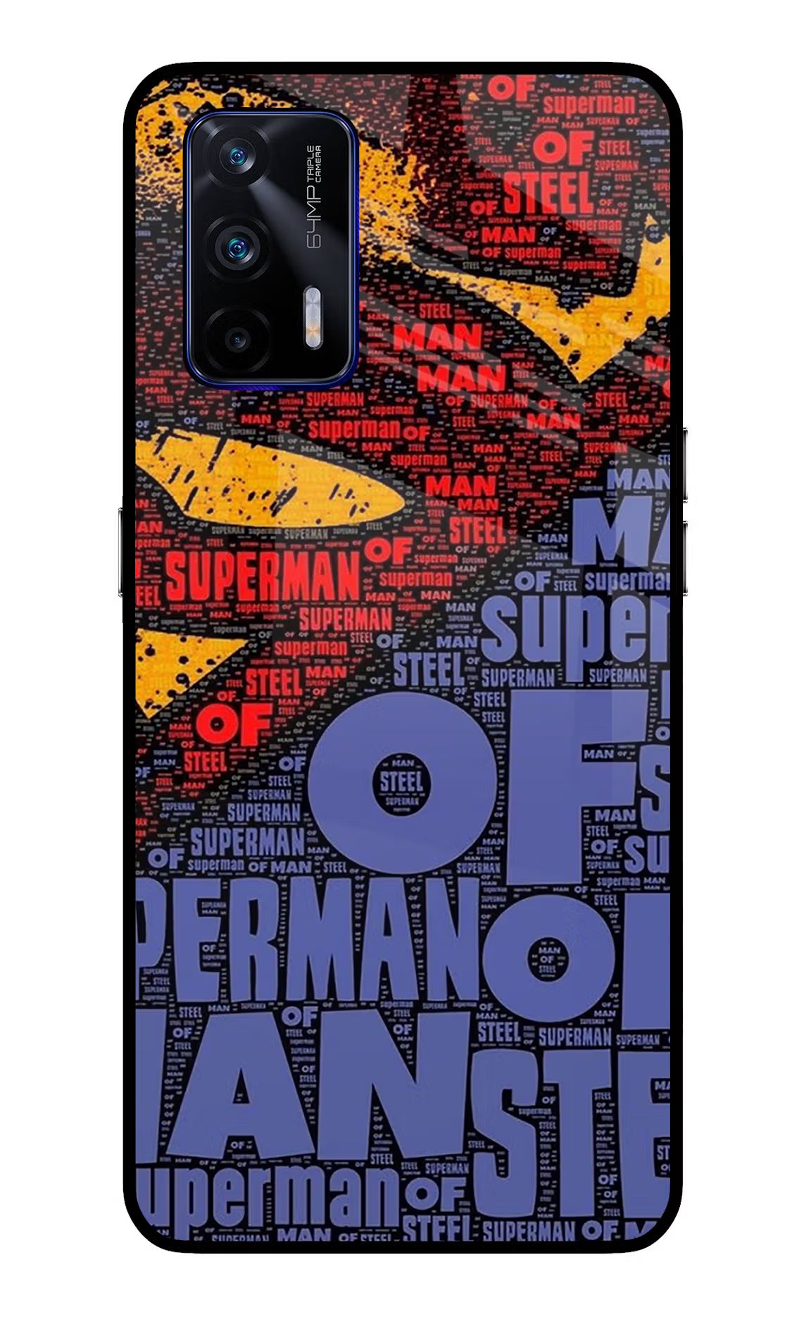 Superman Realme GT 5G Glass Case - Superman Realme GT 5G Glass Case Superman Realme GT 5G Glass Case