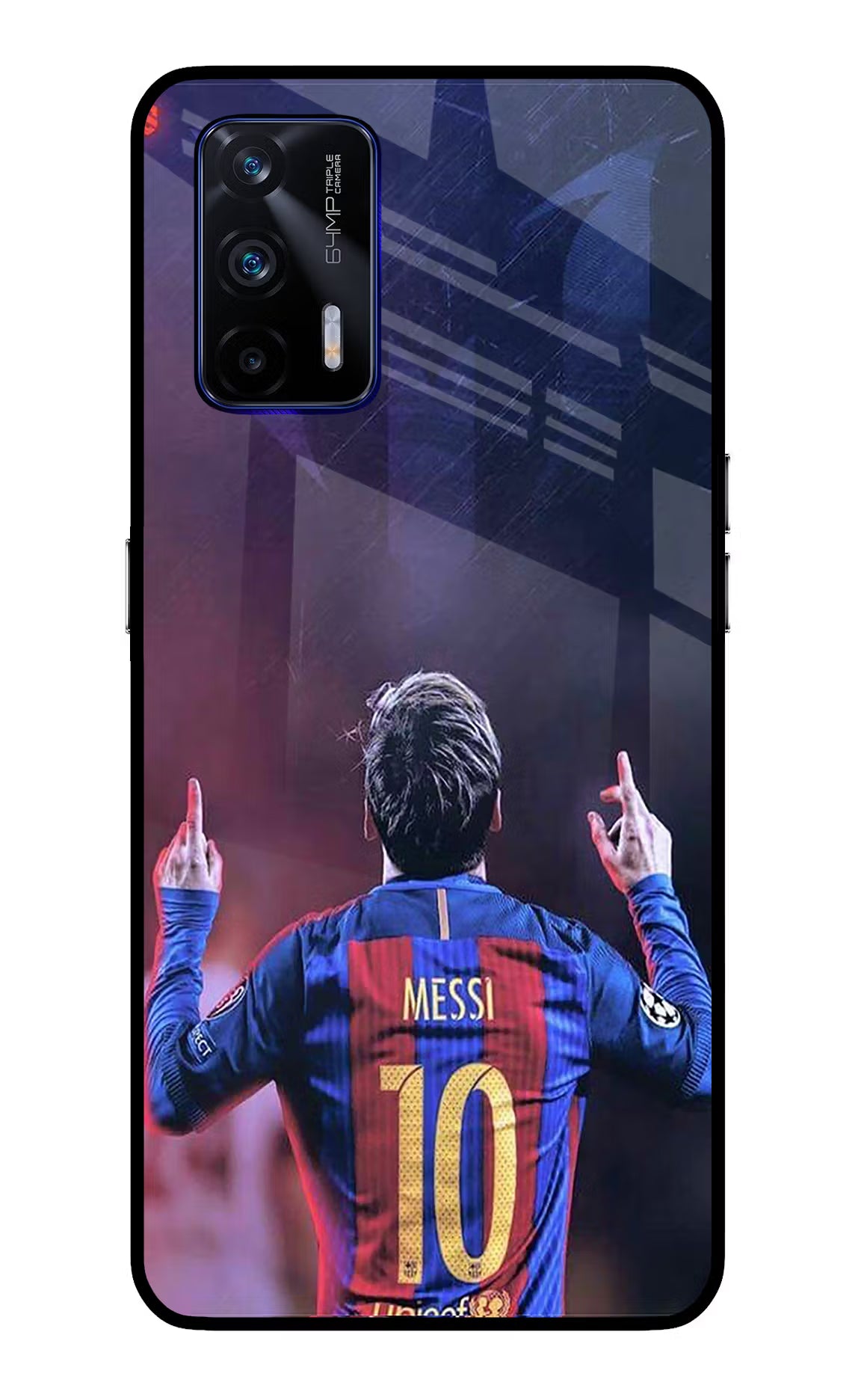 Messi Realme GT 5G Glass Case - Messi Realme GT 5G Glass Case Messi Realme GT 5G Glass Case