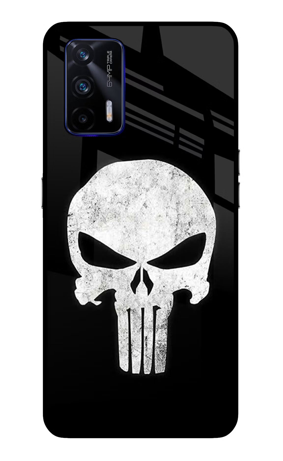 Punisher Skull Realme GT 5G Glass Case - Punisher Skull Realme GT 5G Glass Case Punisher Skull Realme GT 5G Glass Case