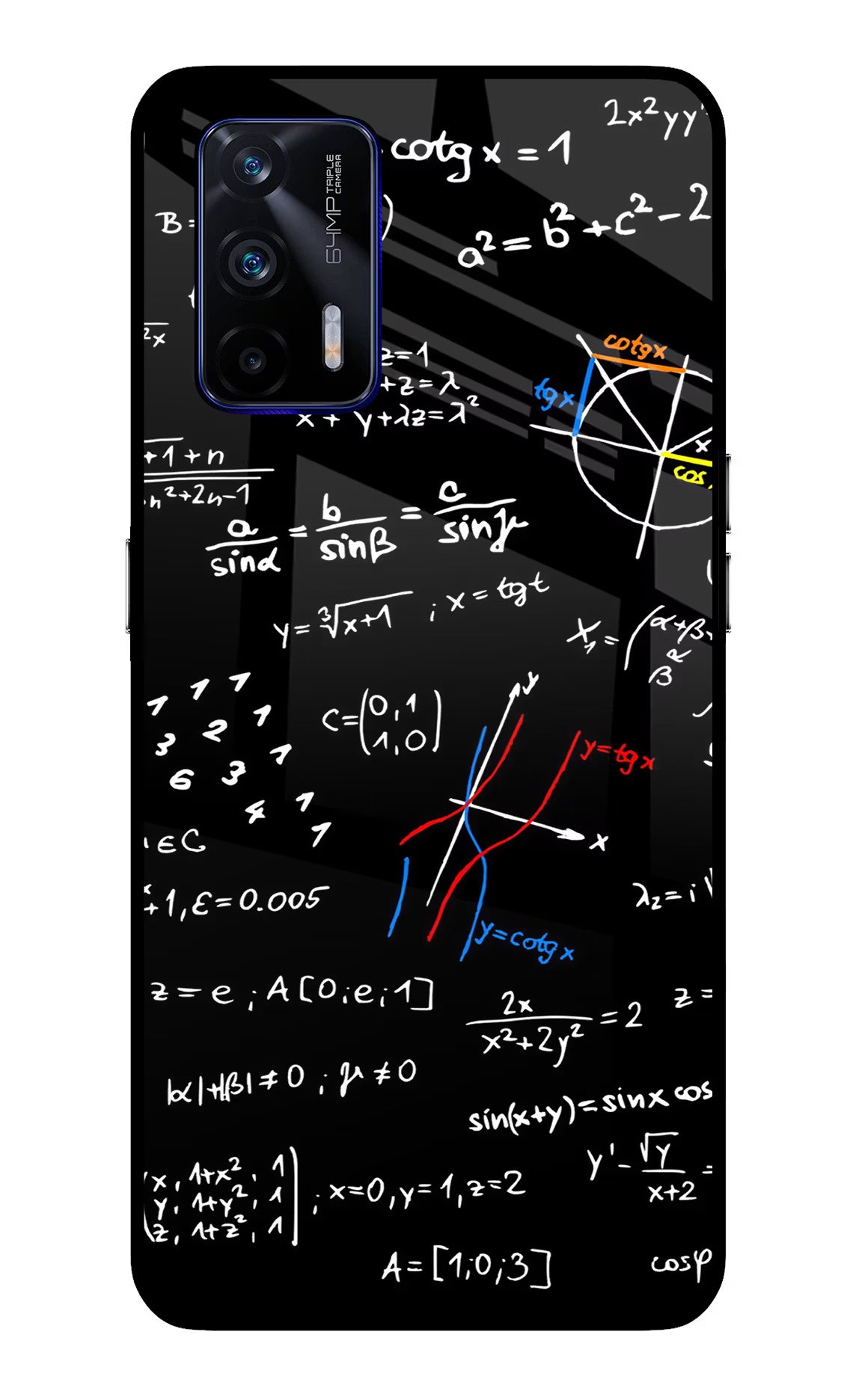 Mathematics Formula Realme GT 5G Glass Case - Mathematics Formula Realme GT 5G Glass Case Mathematics Formula Realme GT 5G Glass Case