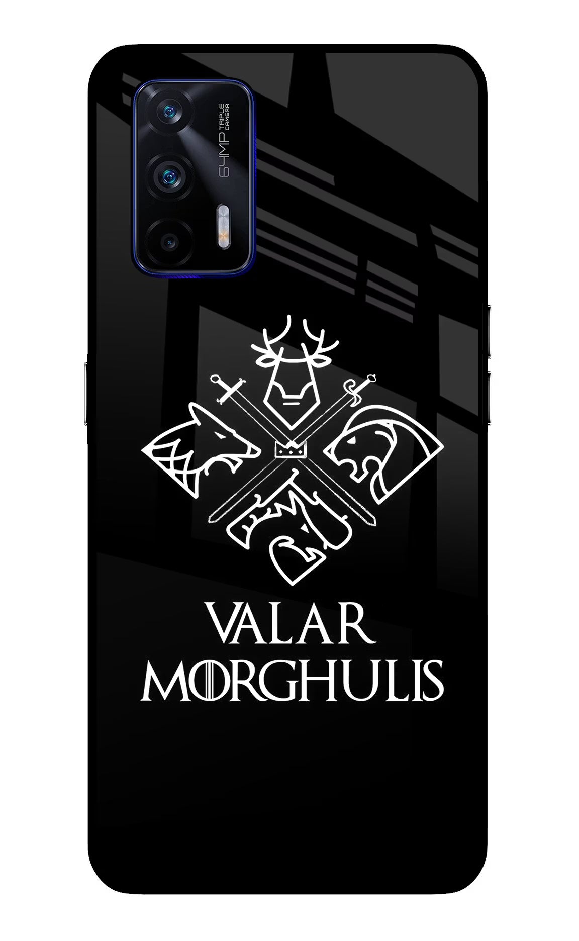Valar Morghulis | Game Of Thrones Realme GT 5G Back Cover - Valar Morghulis | Game Of Thrones Realme GT 5G Glass Case Back Cover by Casekaro Valar Morghulis | Game Of Thrones Realme GT 5G Glass Case Back Cover by Casekaro