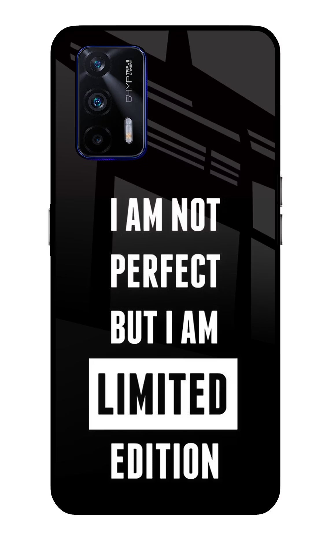 I Am Not Perfect But I Am Limited Edition Realme GT 5G Glass Case - I Am Not Perfect But I Am Limited Edition Realme GT 5G Glass Case I Am Not Perfect But I Am Limited Edition Realme GT 5G Glass Case