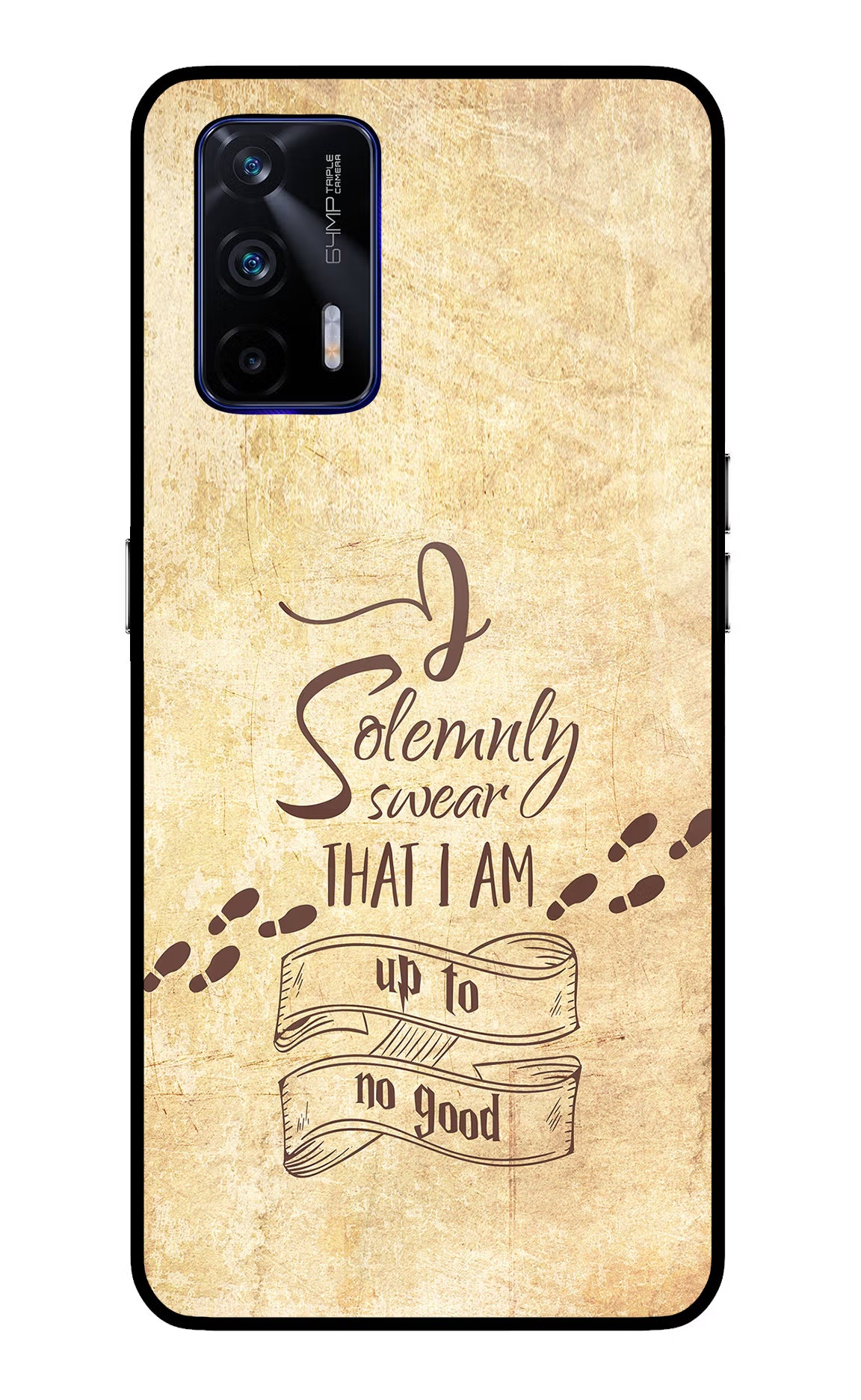 I Solemnly swear that i up to no good Realme GT 5G Glass Case - I Solemnly swear that i up to no good Realme GT 5G Glass Case I Solemnly swear that i up to no good Realme GT 5G Glass Case