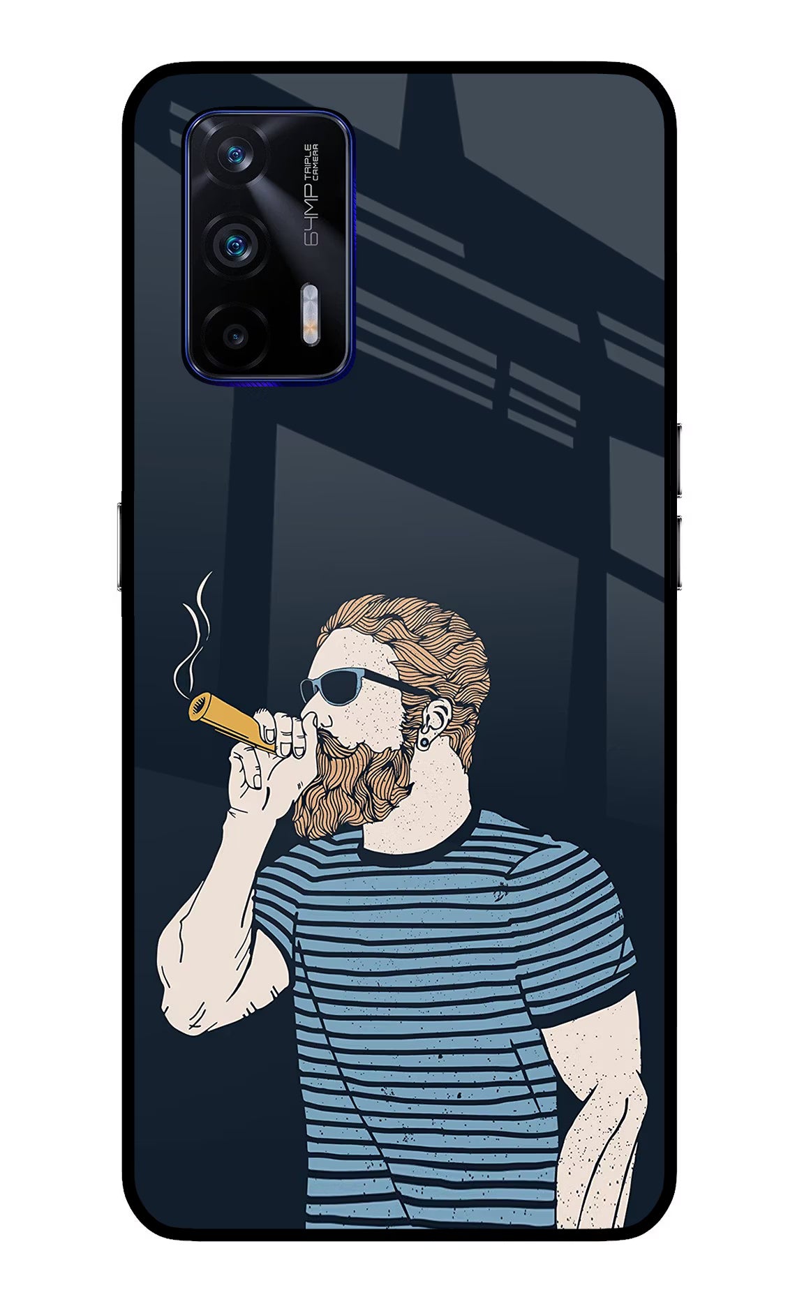Smoking Realme GT 5G Glass Case - Smoking Realme GT 5G Glass Case Smoking Realme GT 5G Glass Case