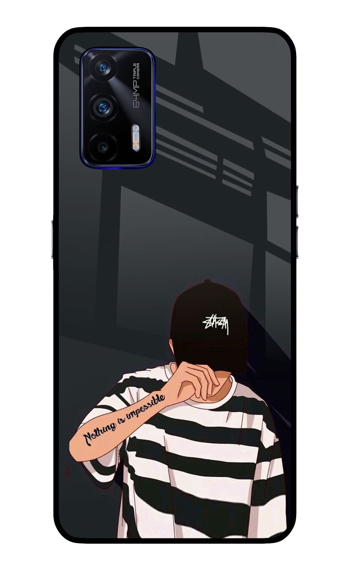 Aesthetic Boy Realme GT 5G Glass Case - Aesthetic Boy Realme GT 5G Glass Case Aesthetic Boy Realme GT 5G Glass Case