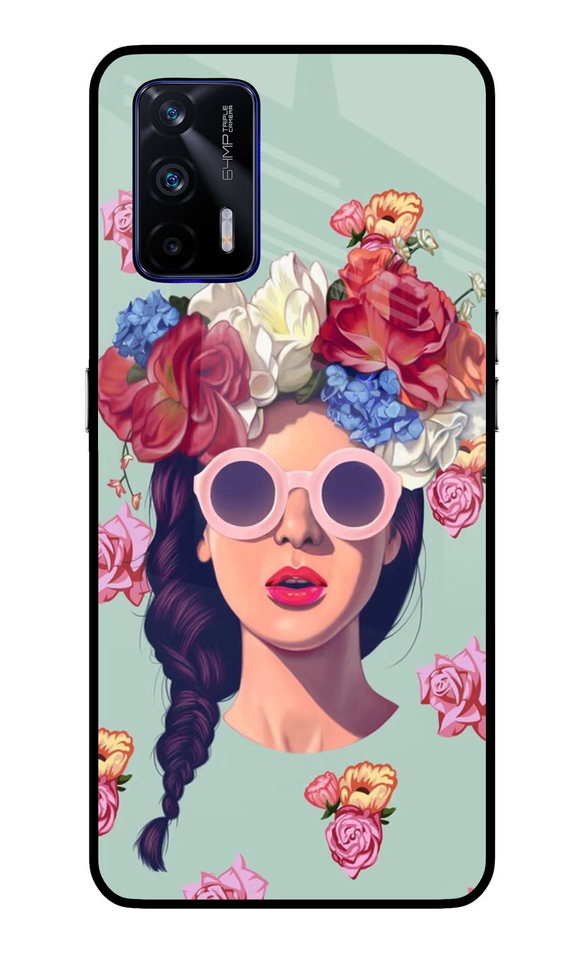 Pretty Girl Realme GT 5G Back Cover - Pretty Girl Realme GT 5G Glass Case Back Cover by Casekaro Pretty Girl Realme GT 5G Glass Case Back Cover by Casekaro