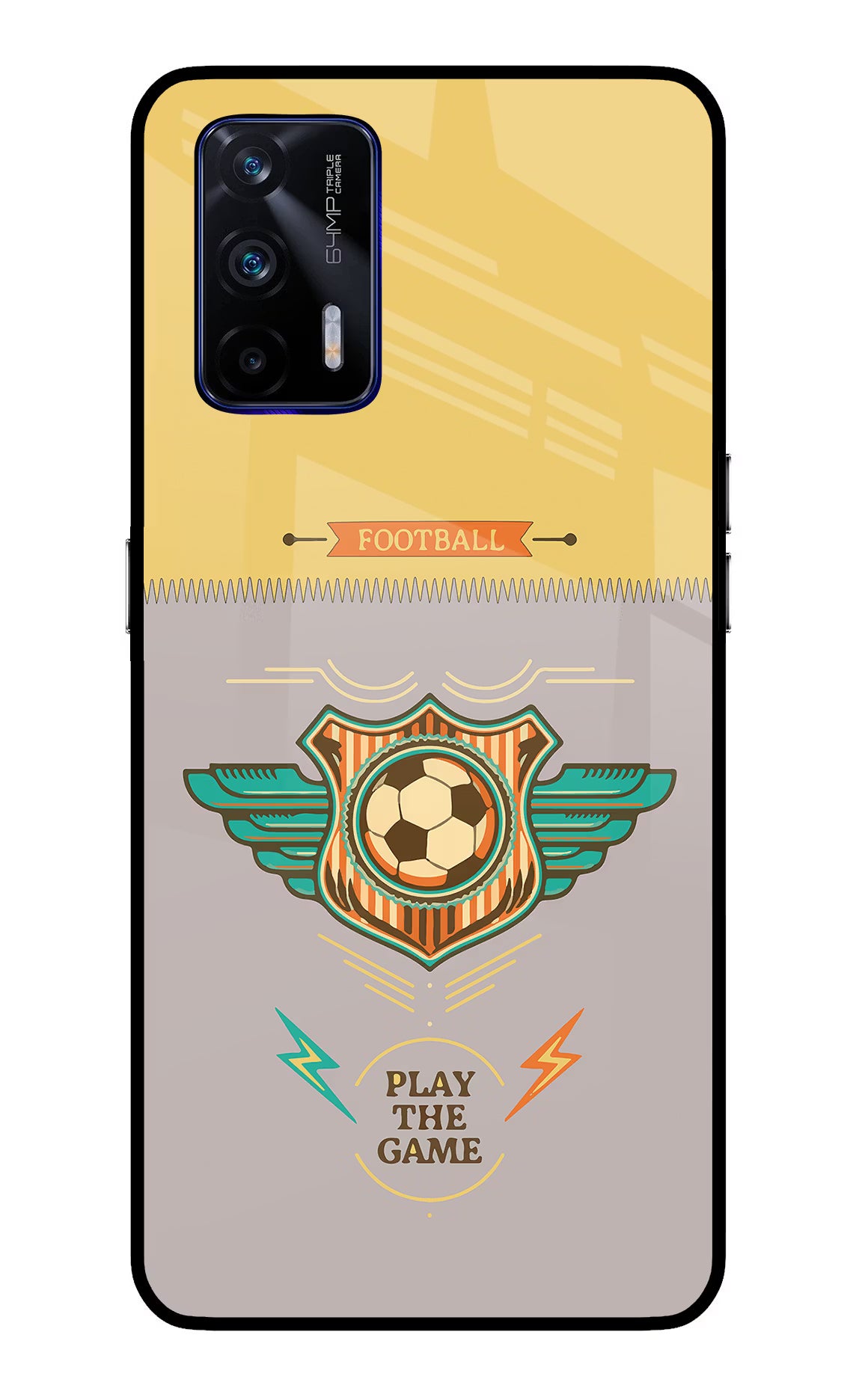 Football Realme GT 5G Glass Case - Football Realme GT 5G Glass Case Football Realme GT 5G Glass Case