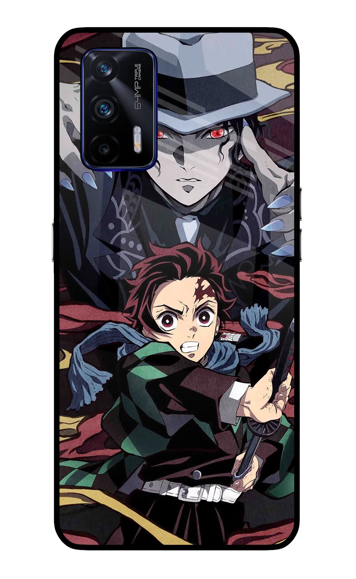 Demon Slayer Realme GT 5G Glass Case - Demon Slayer Realme GT 5G Glass Case Demon Slayer Realme GT 5G Glass Case