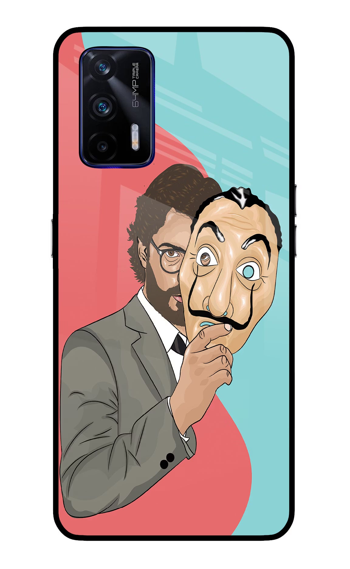 Professor Realme GT 5G Back Cover - Professor Realme GT 5G Glass Case Back Cover by Casekaro Professor Realme GT 5G Glass Case Back Cover by Casekaro