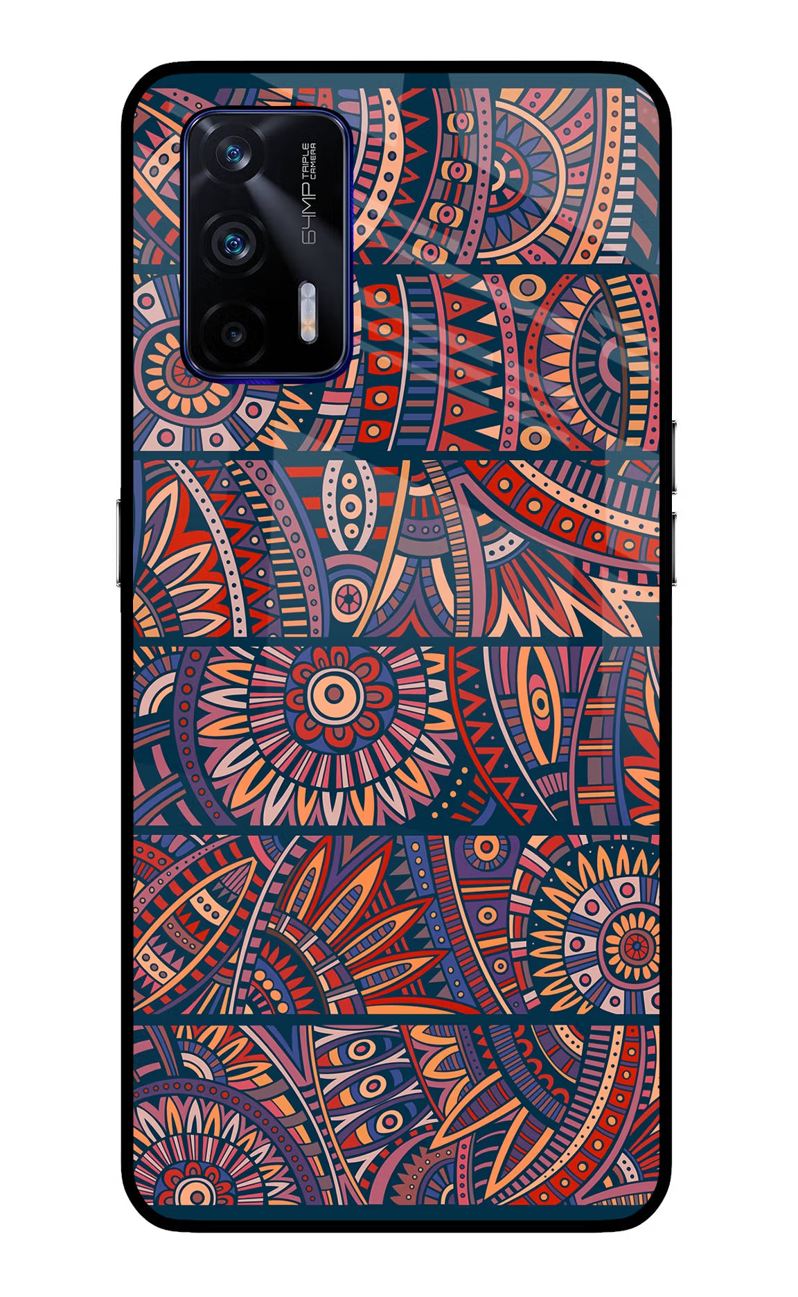 African Culture Design Realme GT 5G Back Cover - African Culture Design Realme GT 5G Glass Case Back Cover by Casekaro African Culture Design Realme GT 5G Glass Case Back Cover by Casekaro