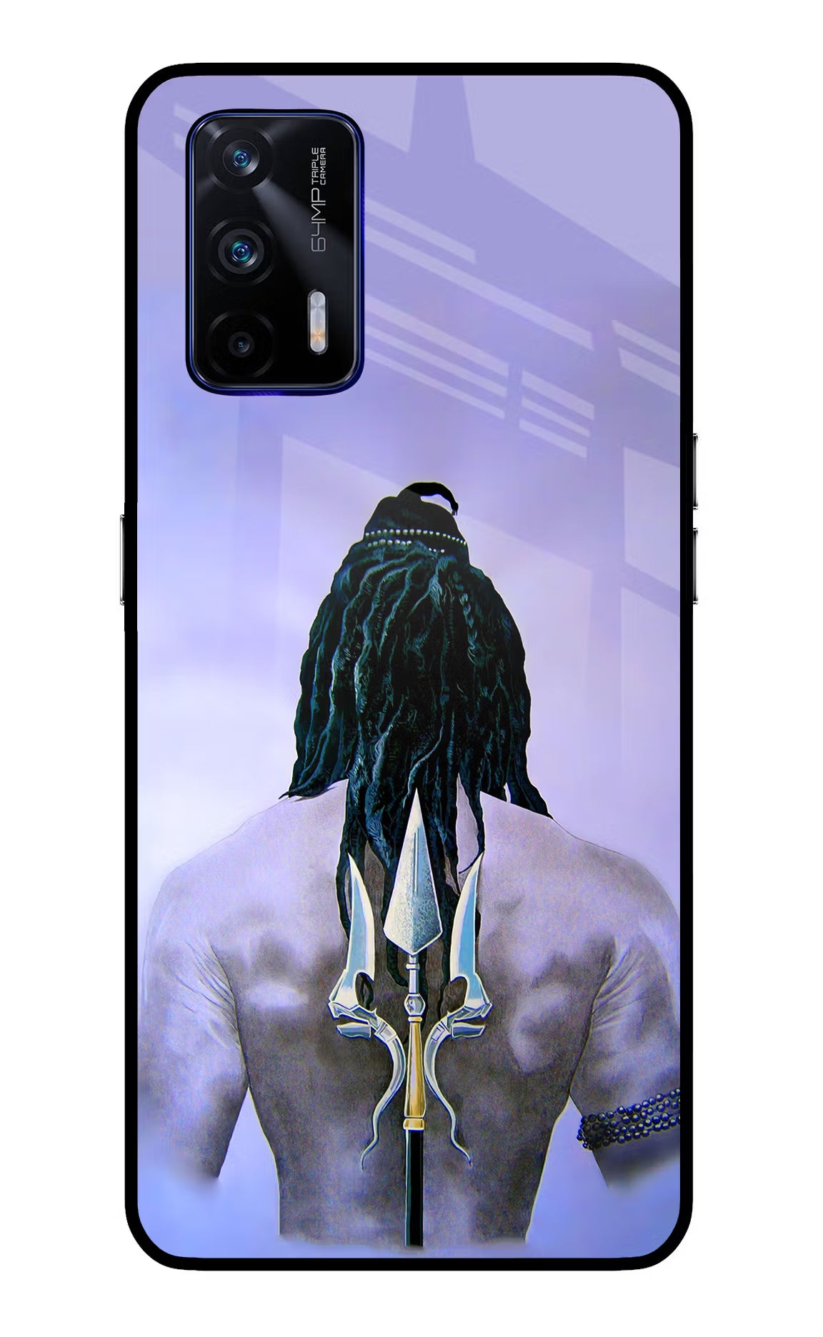 Shiva Realme GT 5G Back Cover - Shiva Realme GT 5G Glass Case Back Cover by Casekaro Shiva Realme GT 5G Glass Case Back Cover by Casekaro