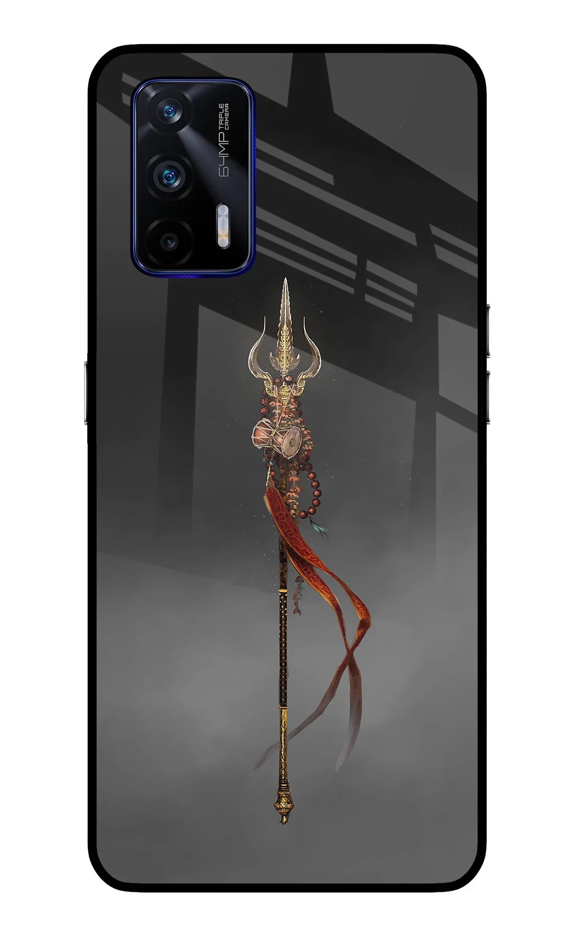 Shiv Trishul Realme GT 5G Glass Case - Shiv Trishul Realme GT 5G Glass Case Shiv Trishul Realme GT 5G Glass Case