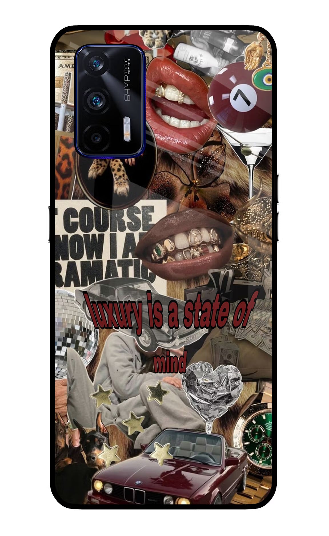 Luxury Realme GT 5G Glass Case - Luxury Realme GT 5G Glass Case Luxury Realme GT 5G Glass Case