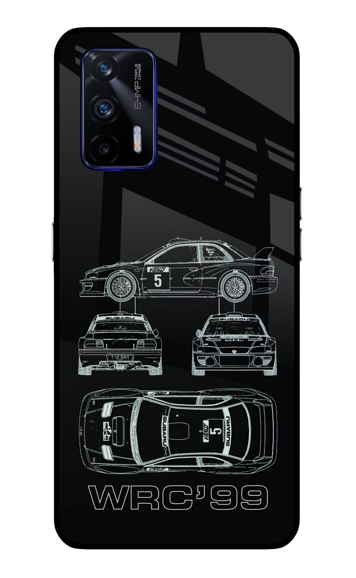 WRC'99 Realme GT 5G Glass Case - WRC'99 Realme GT 5G Glass Case WRC'99 Realme GT 5G Glass Case