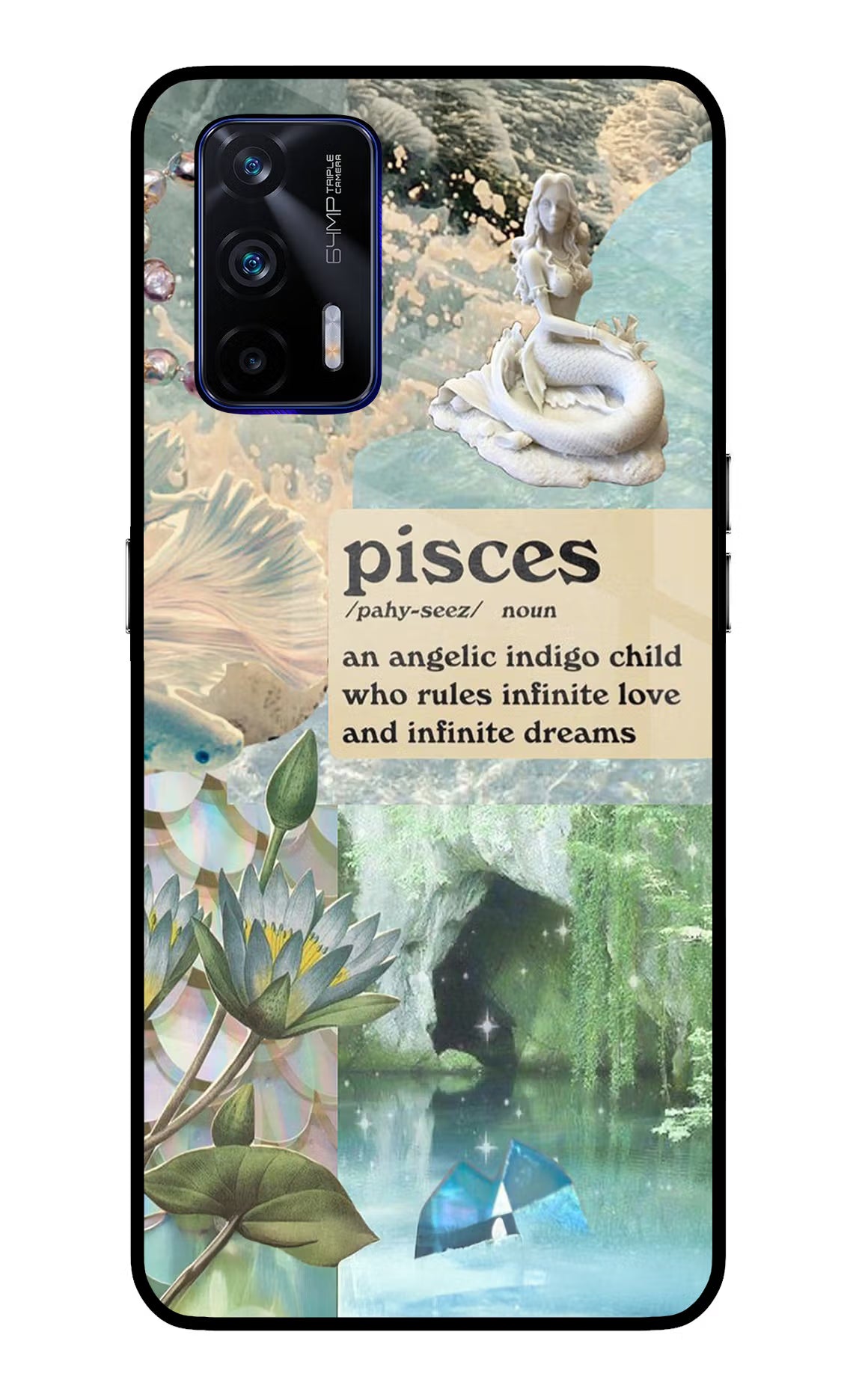 Pisces Zodiac Realme GT 5G Glass Case - Pisces Zodiac Realme GT 5G Glass Case Pisces Zodiac Realme GT 5G Glass Case