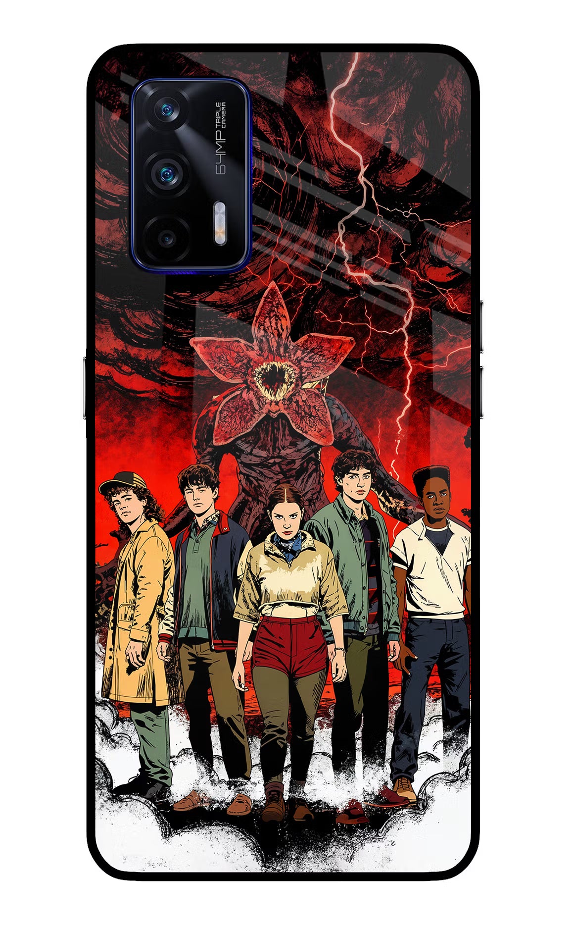 Ordinary Things Characters Realme GT 5G Glass Case - Ordinary Things Characters Realme GT 5G Glass Case Ordinary Things Characters Realme GT 5G Glass Case