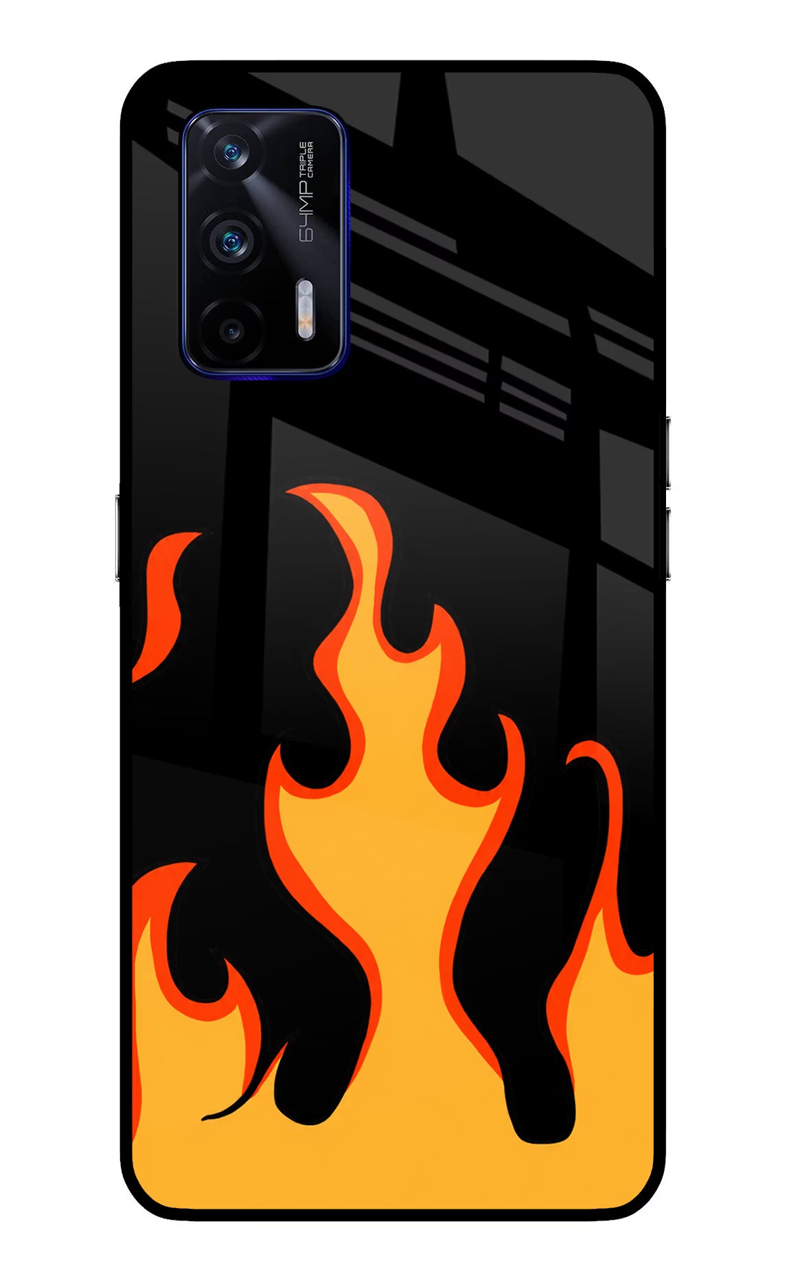 Fired Up – Black Realme GT 5G Glass Case - Fired Up – Black Realme GT 5G Glass Case Fired Up – Black Realme GT 5G Glass Case